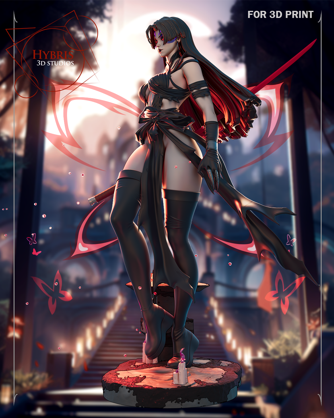 The Shadowblade Statue