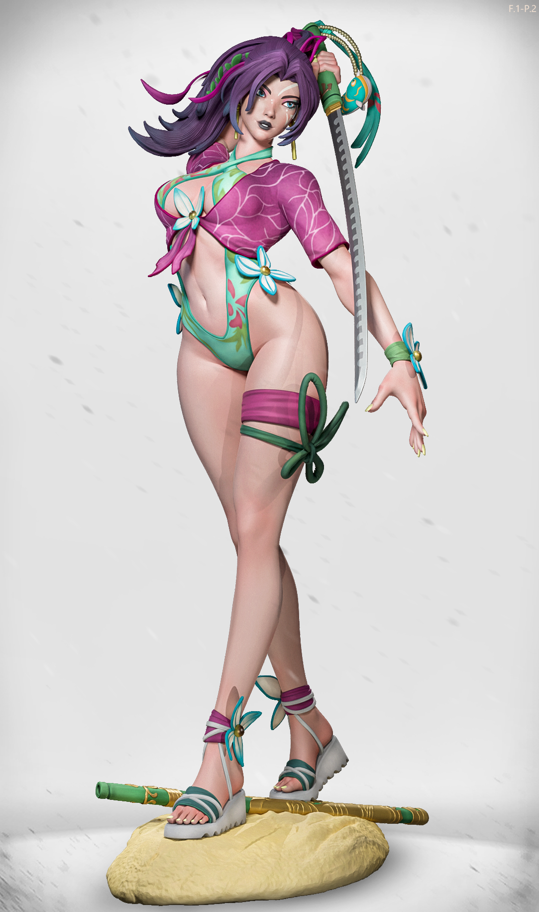 The Psychic Kunoichi Statue