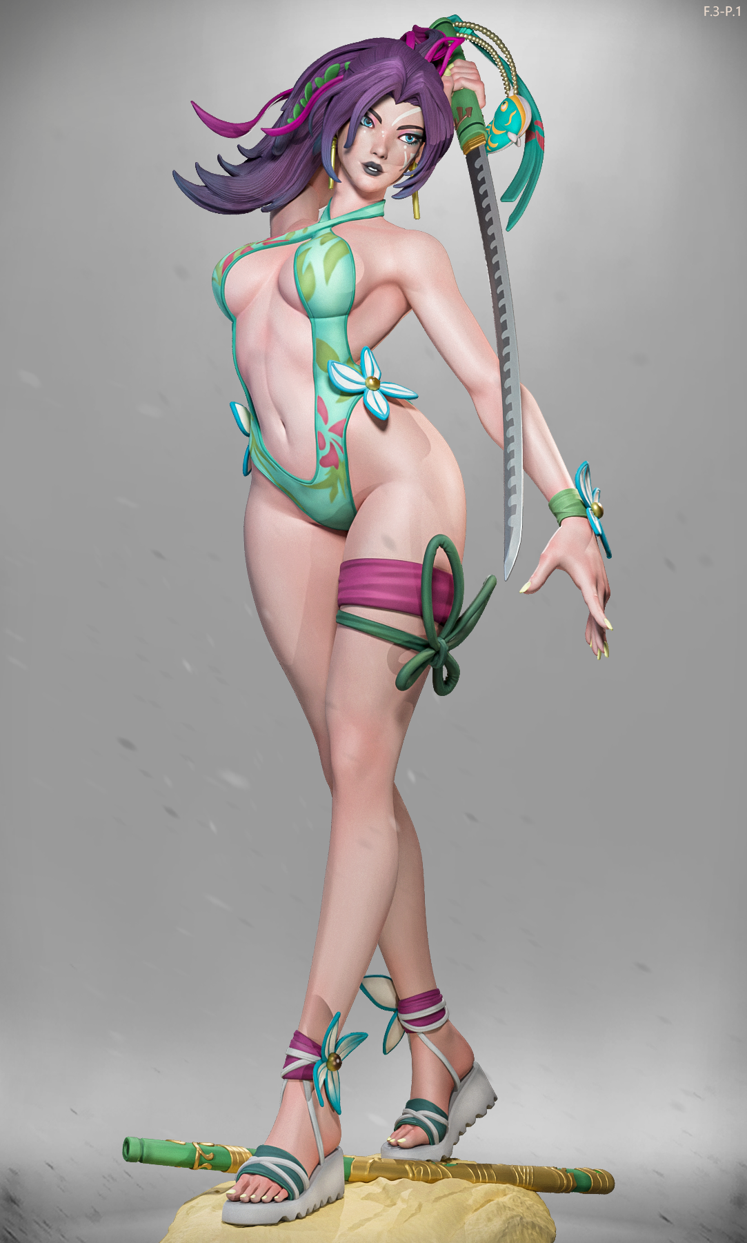 The Psychic Kunoichi Statue
