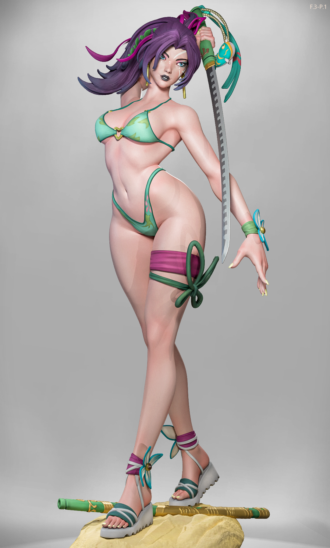 The Psychic Kunoichi Statue