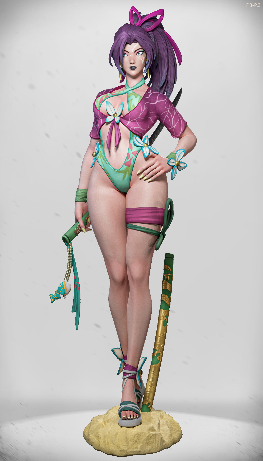 The Psychic Kunoichi Statue