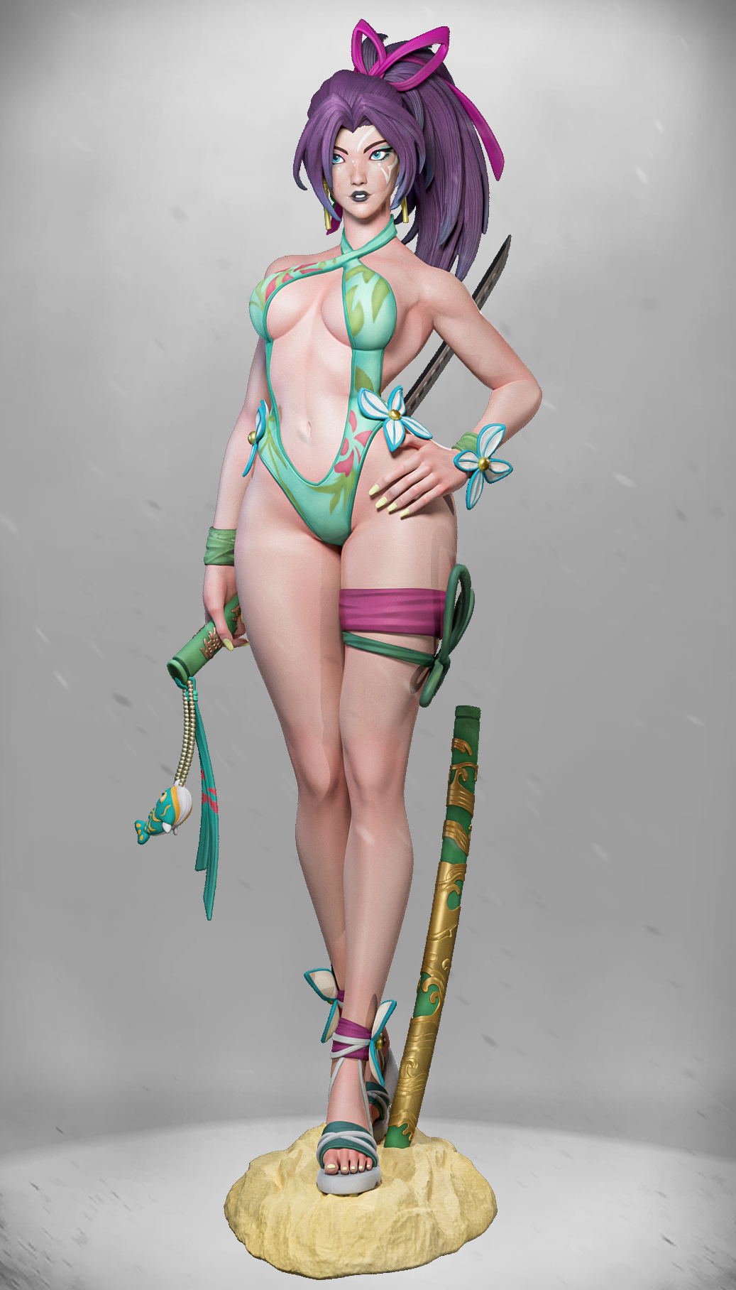 The Psychic Kunoichi Statue