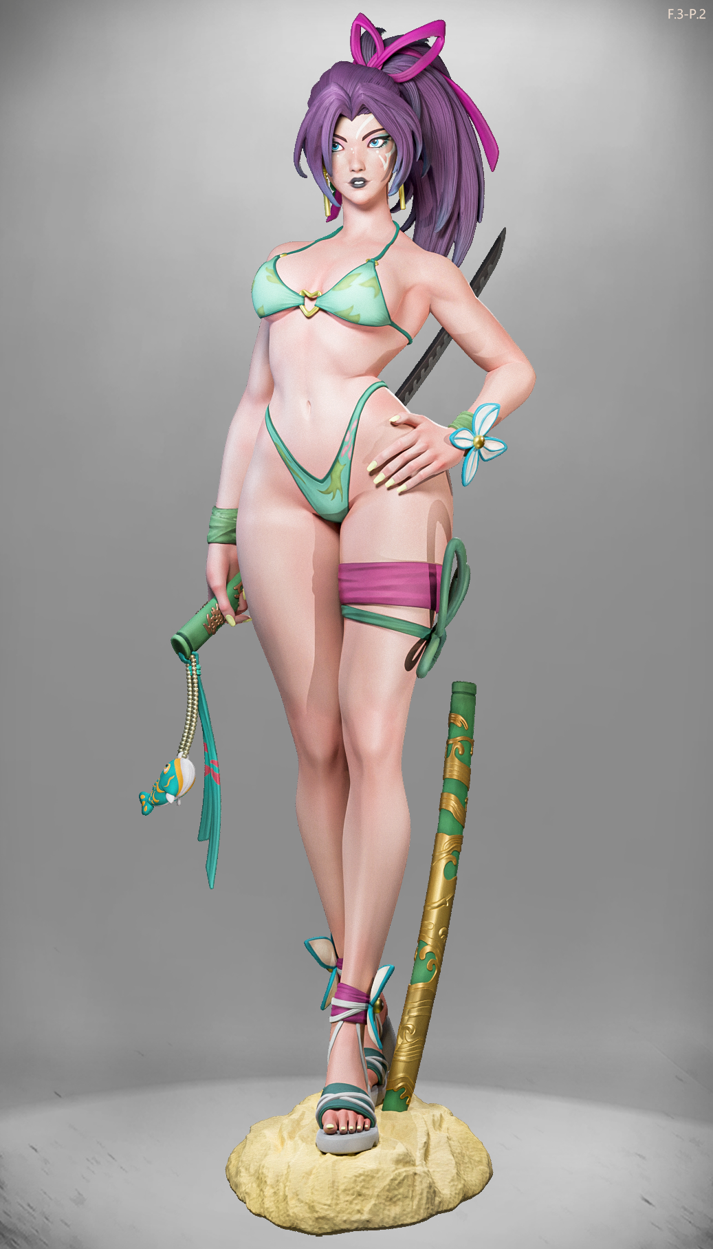 The Psychic Kunoichi Statue