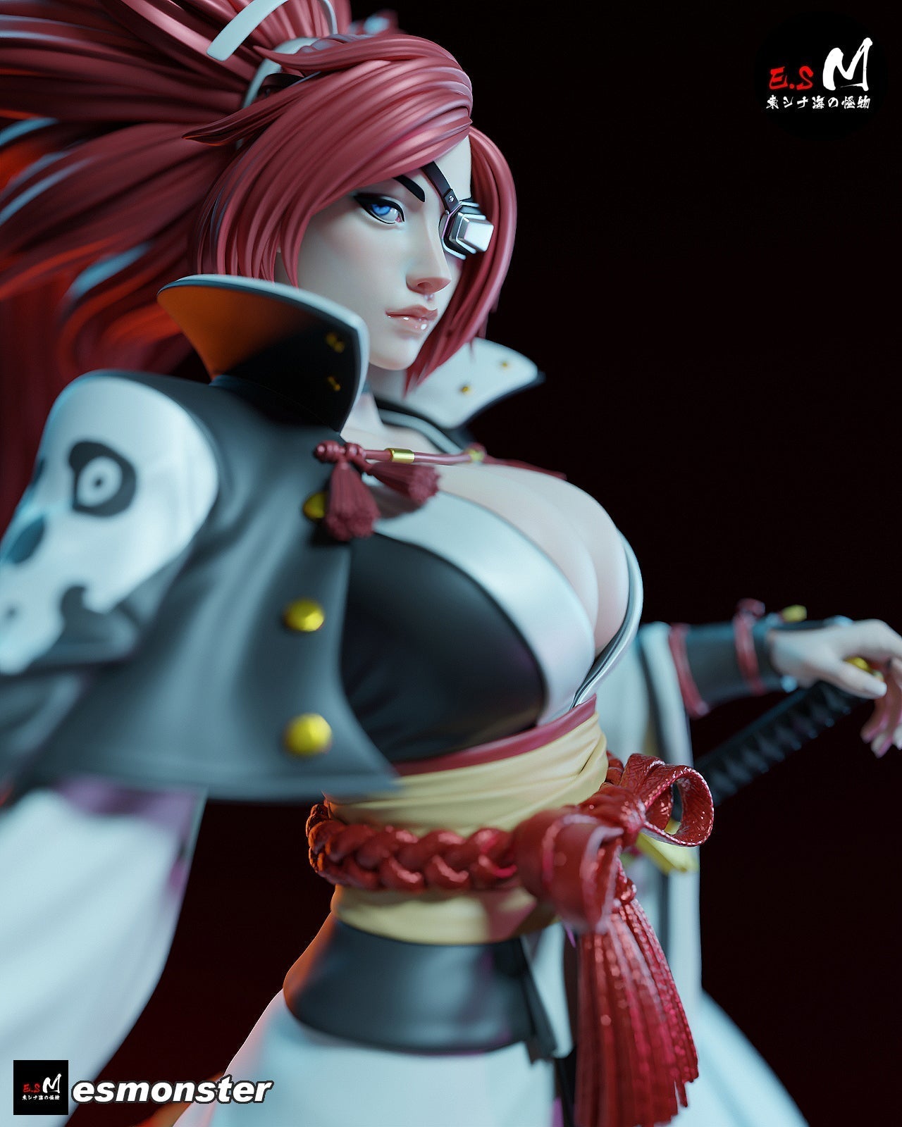 One-Eyed Samurai Statue