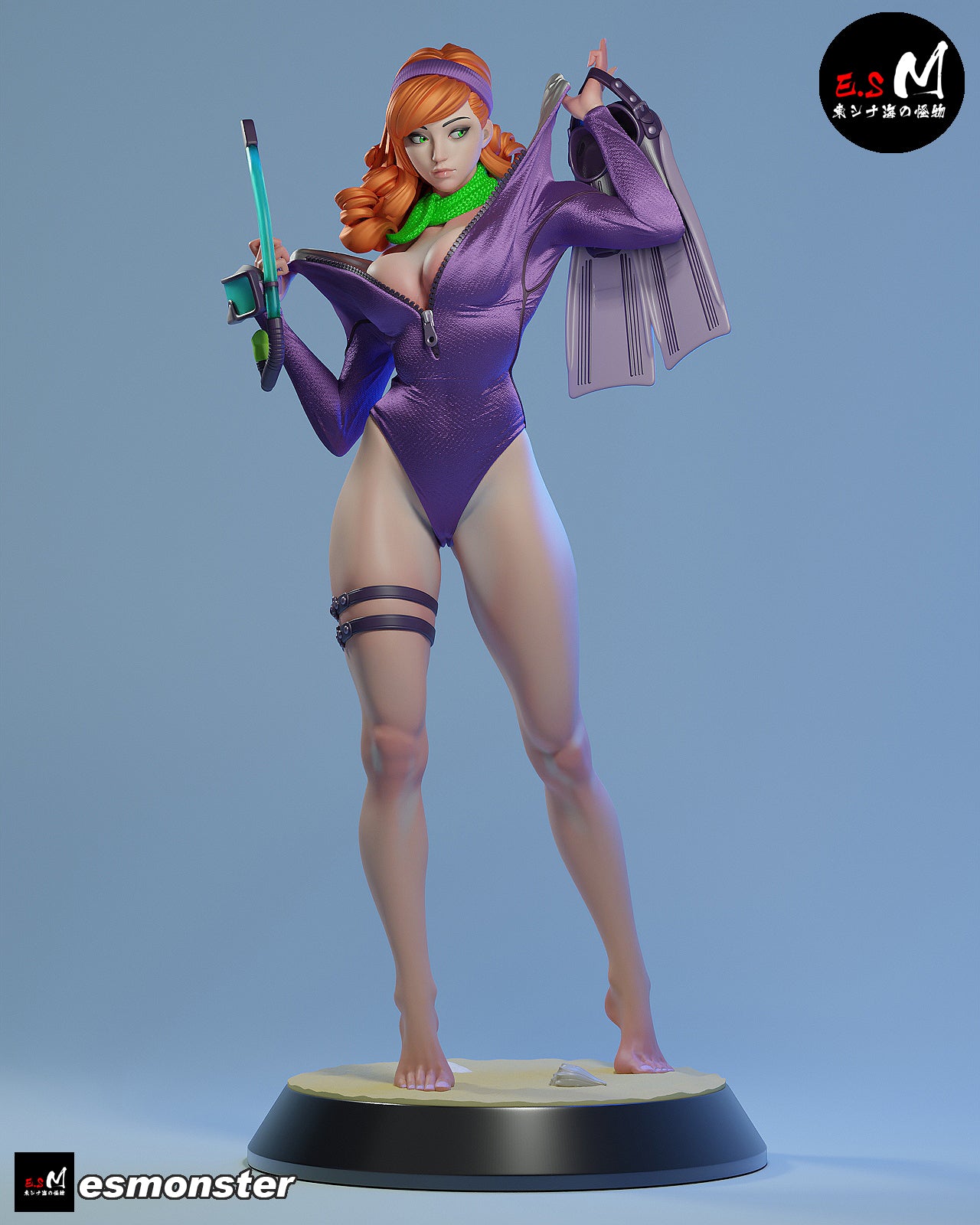 The Sleuth of the Sea | Maximum Detailed 12K 3D printed figure