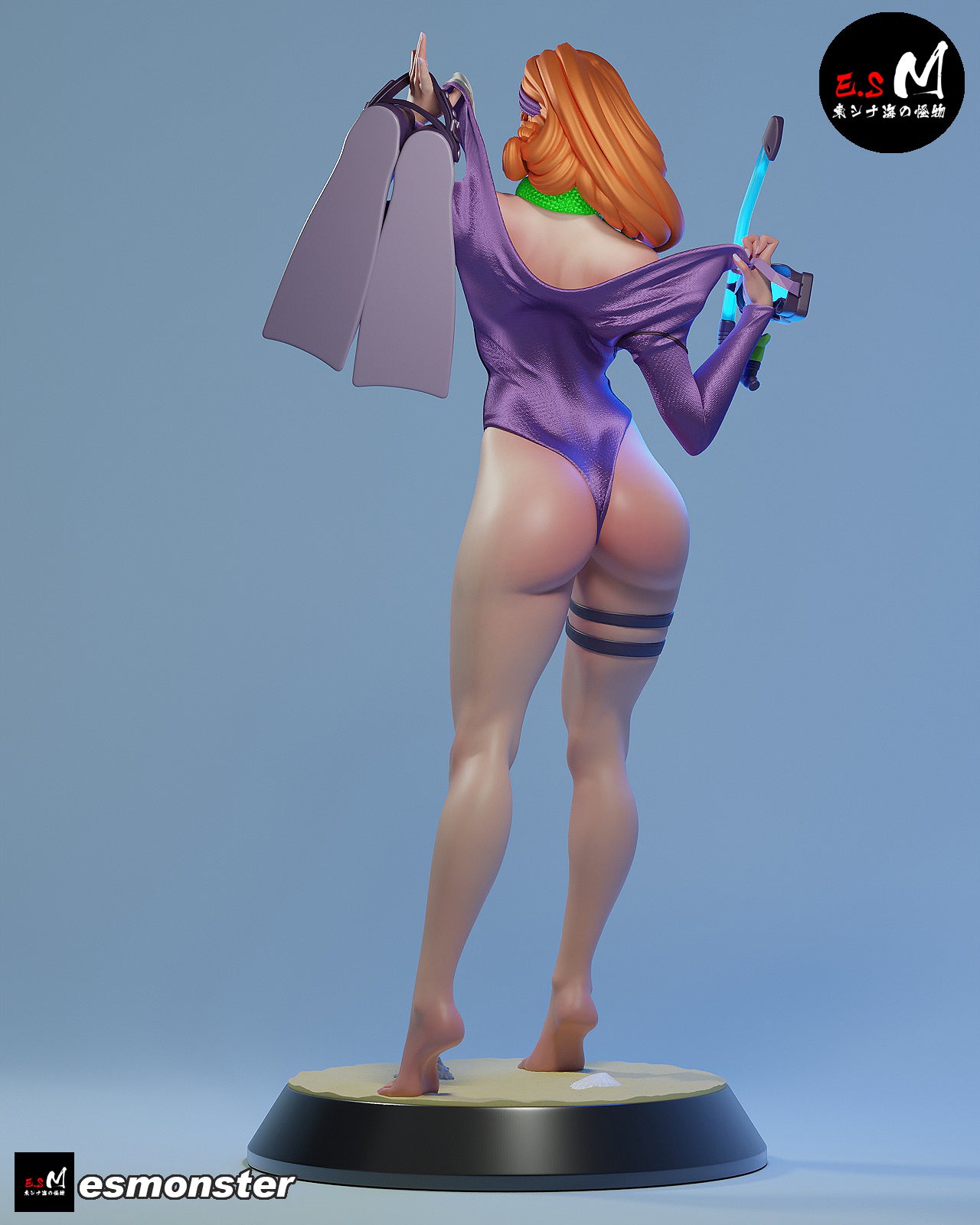 The Sleuth of the Sea | Maximum Detailed 12K 3D printed figure