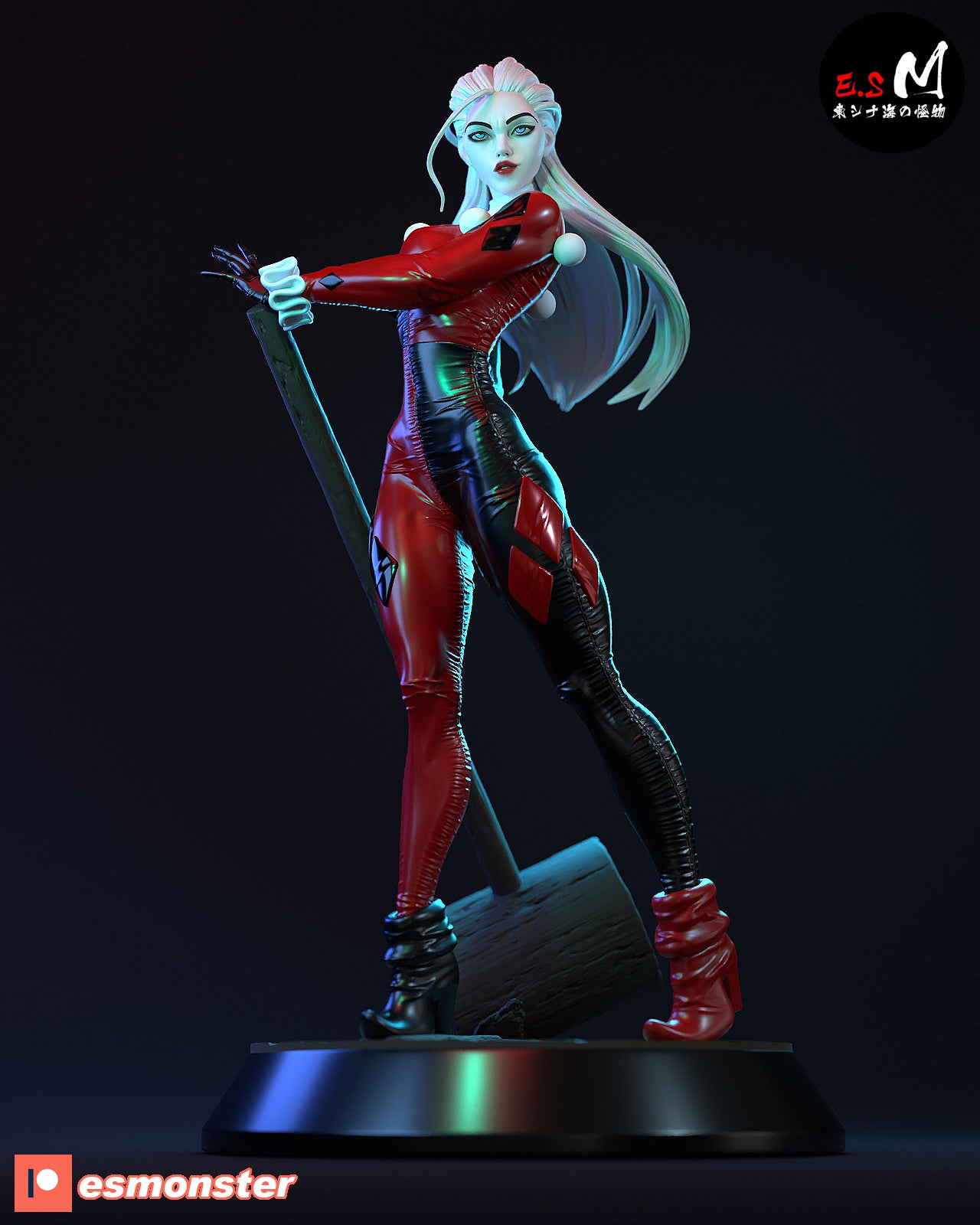 The Clown Princess | Maximum Detailed 12K 3D printed figure