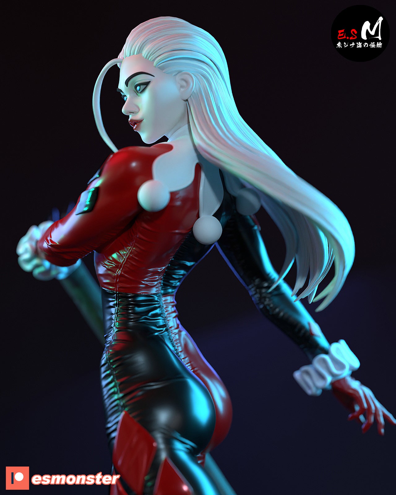 The Clown Princess | Maximum Detailed 12K 3D printed figure