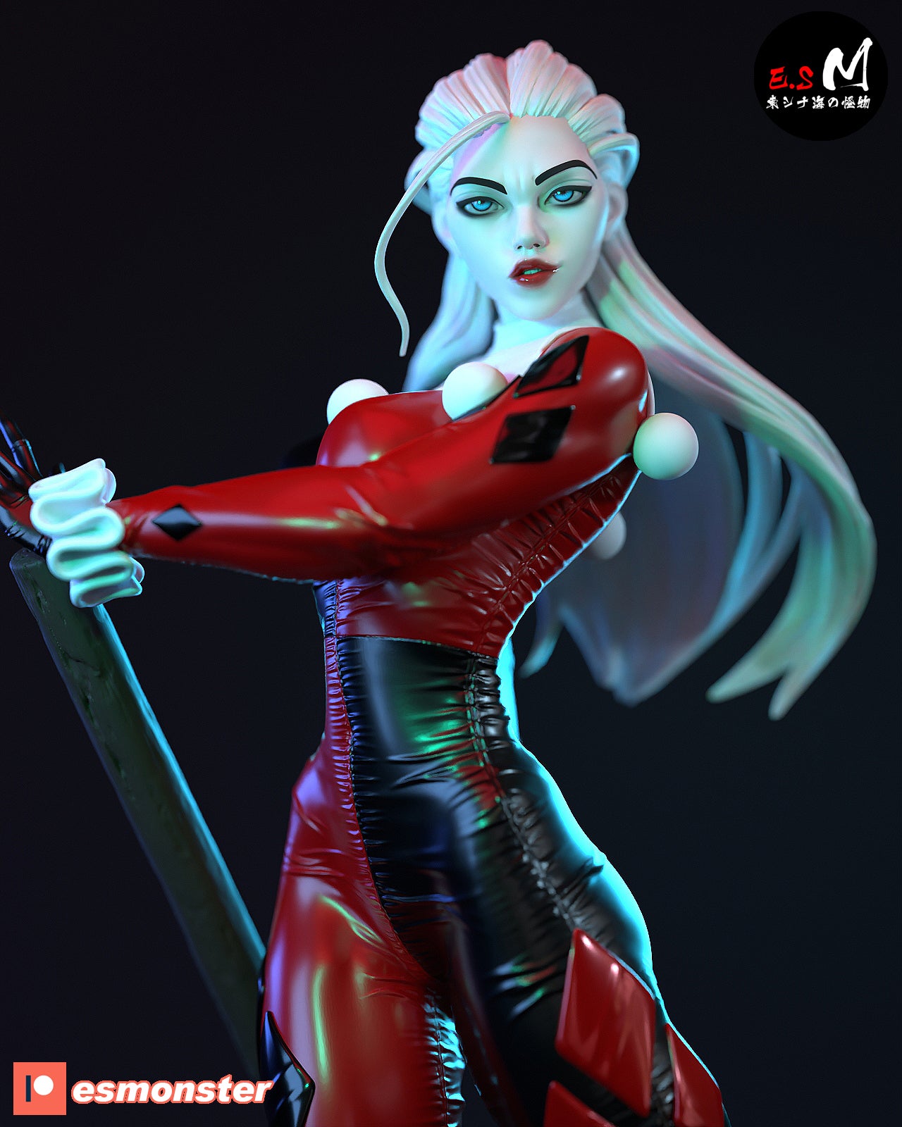 The Clown Princess | Maximum Detailed 12K 3D printed figure