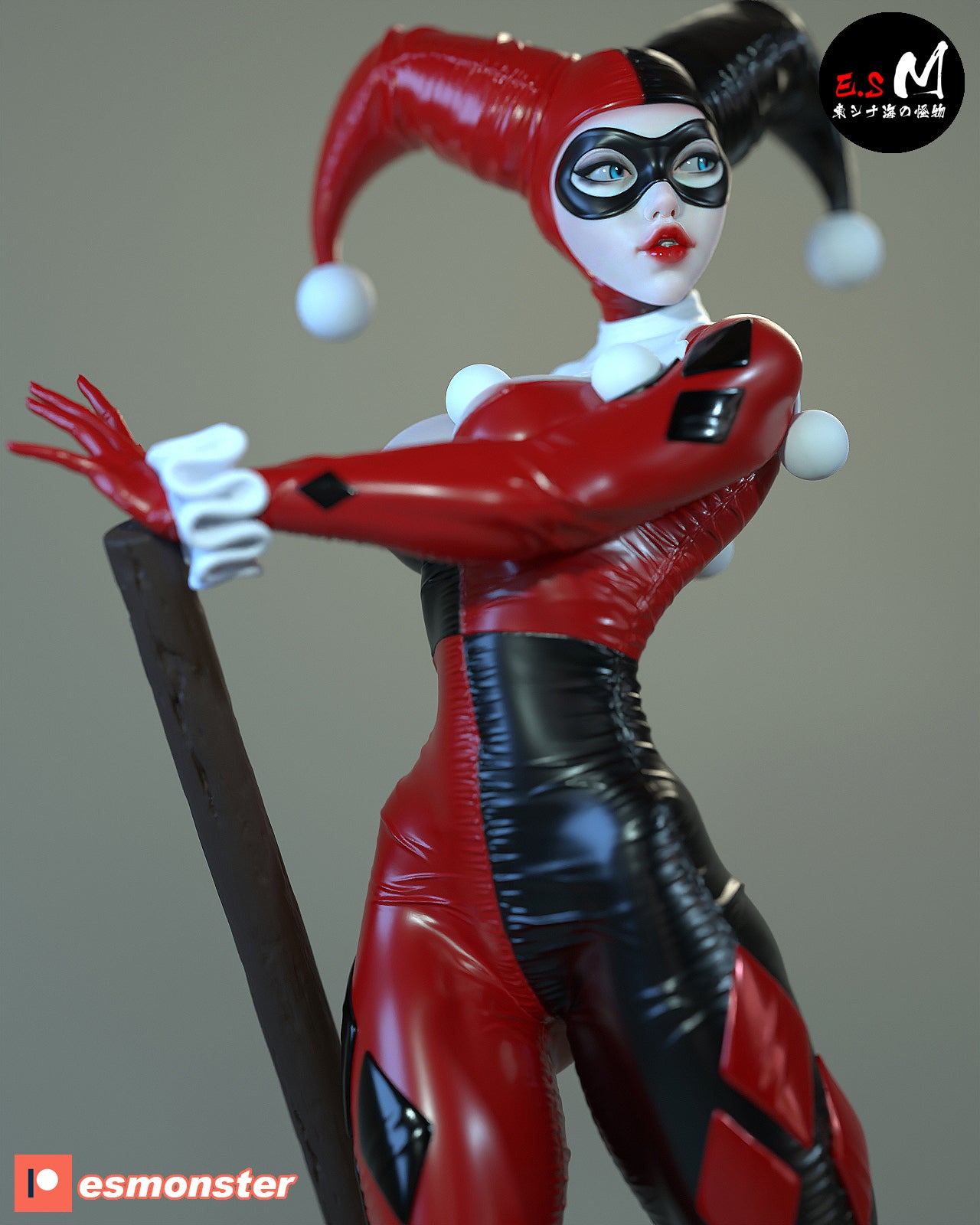 The Clown Princess | Maximum Detailed 12K 3D printed figure