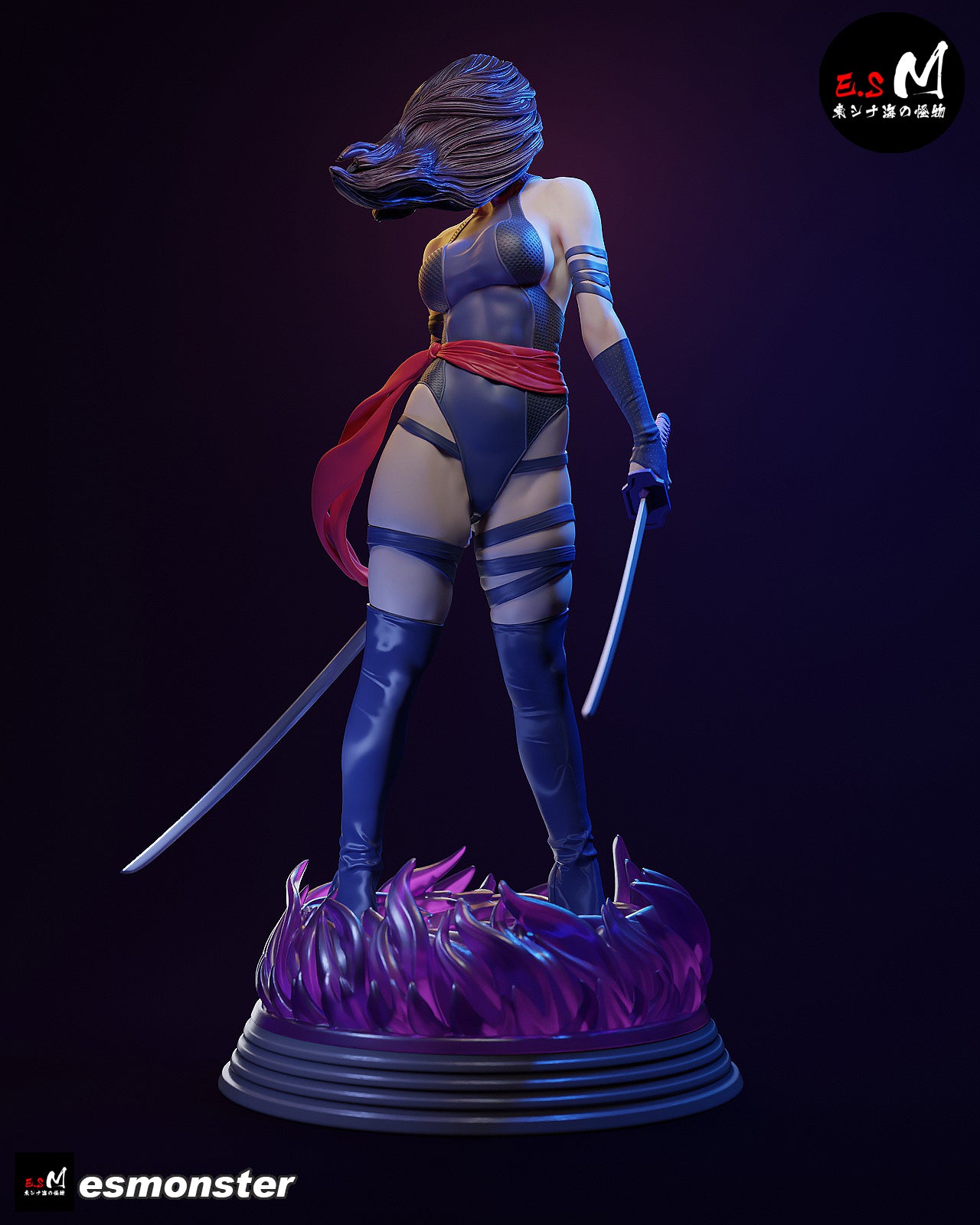 The Psychic Assassin | Maximum Detailed 12K 3D printed figure