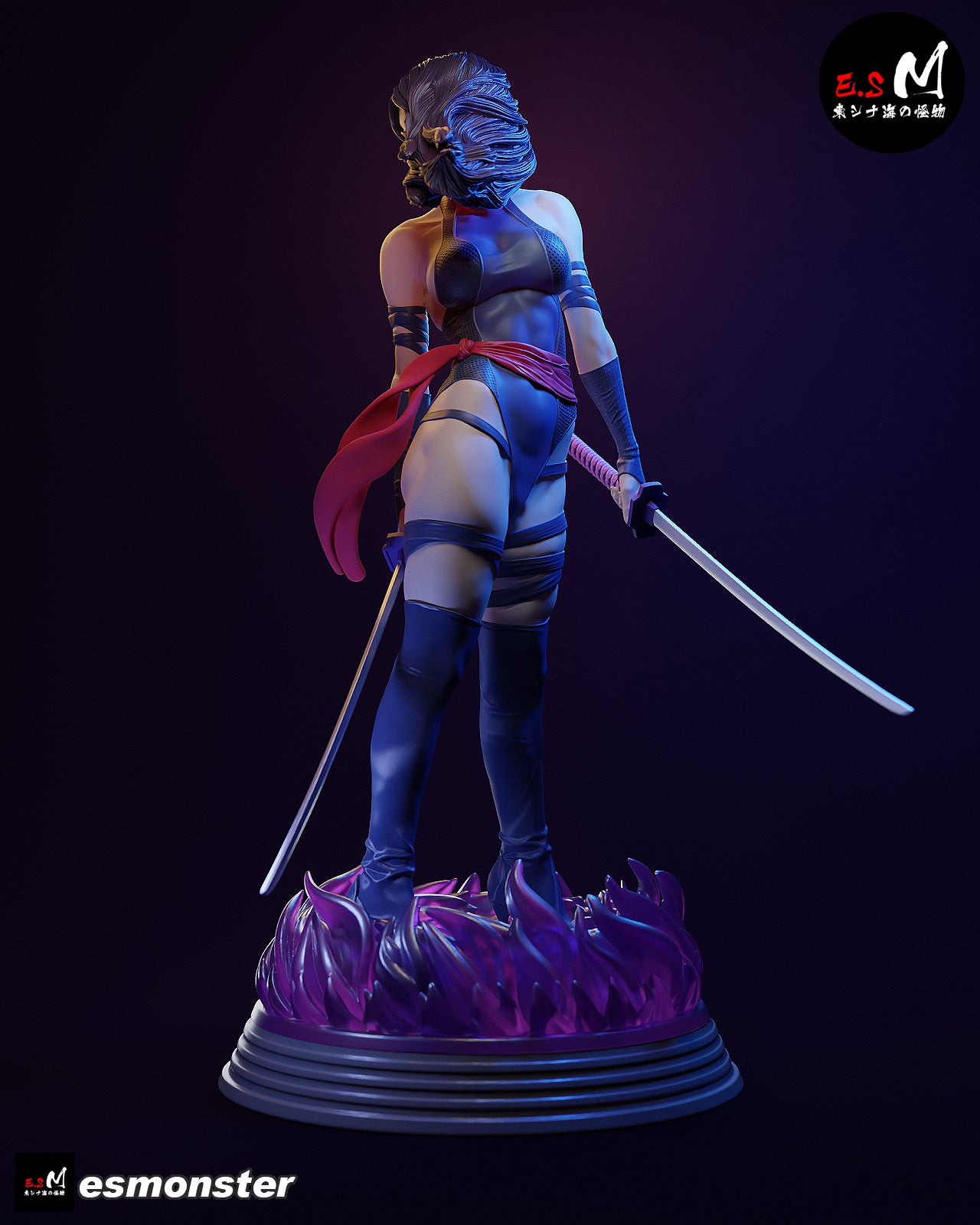 The Psychic Assassin | Maximum Detailed 12K 3D printed figure