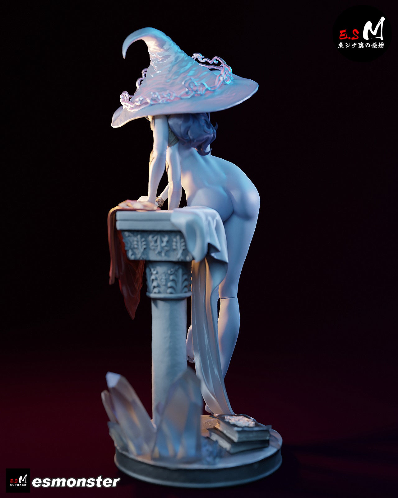 Witch of the Moon Statue