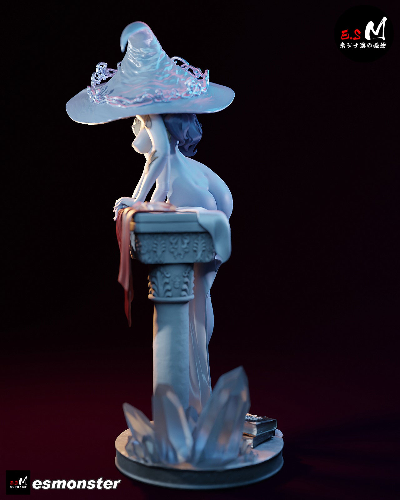 Witch of the Moon Statue