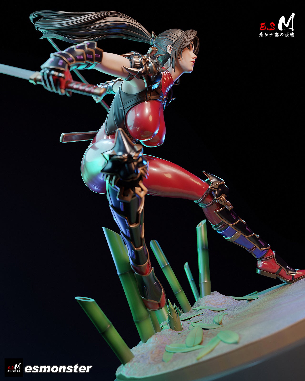 Demon Hunter Ninja Statue