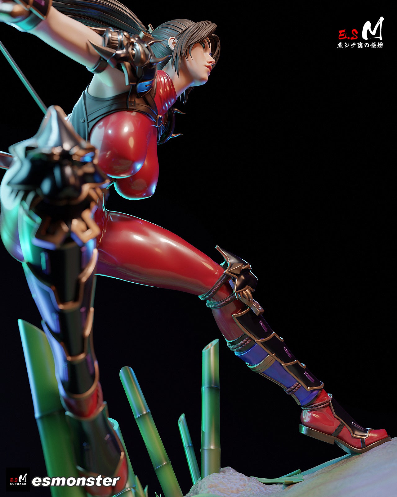 Demon Hunter Ninja Statue