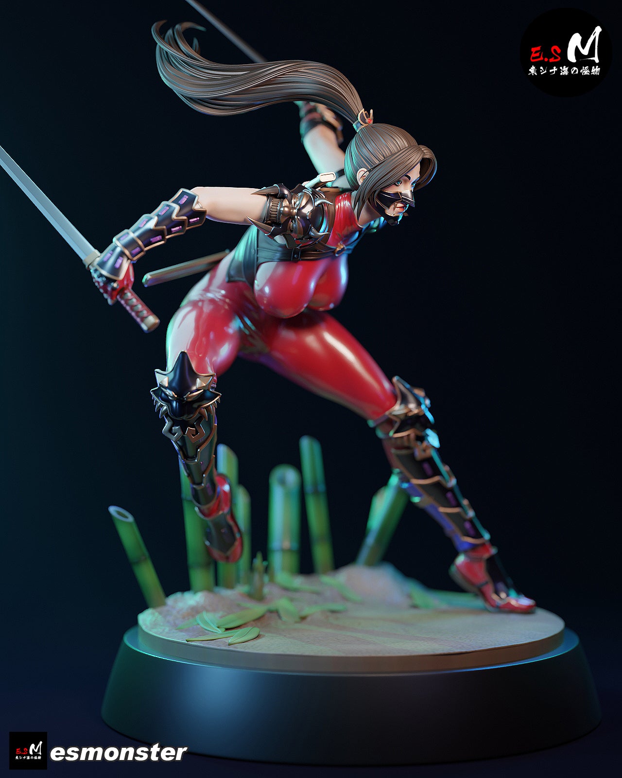 Demon Hunter Ninja Statue