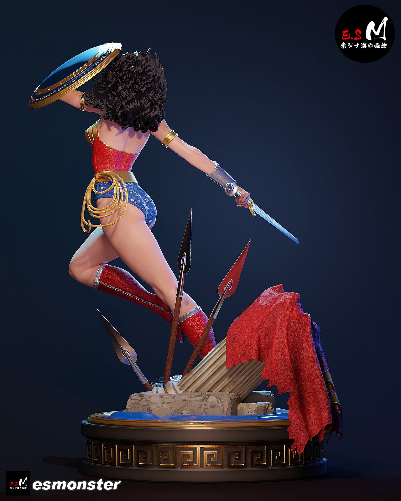 Princess Diana | Maximum Detailed 12K 3D printed figure