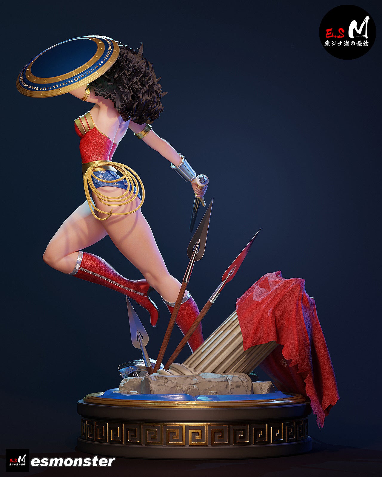 Princess Diana | Maximum Detailed 12K 3D printed figure