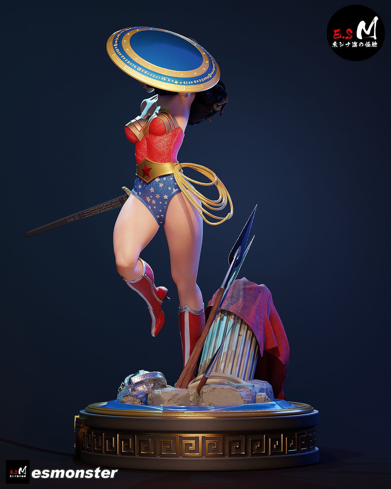 Princess Diana | Maximum Detailed 12K 3D printed figure