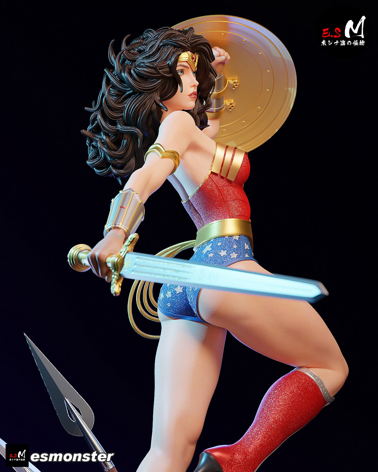 Princess Diana | Maximum Detailed 12K 3D printed figure