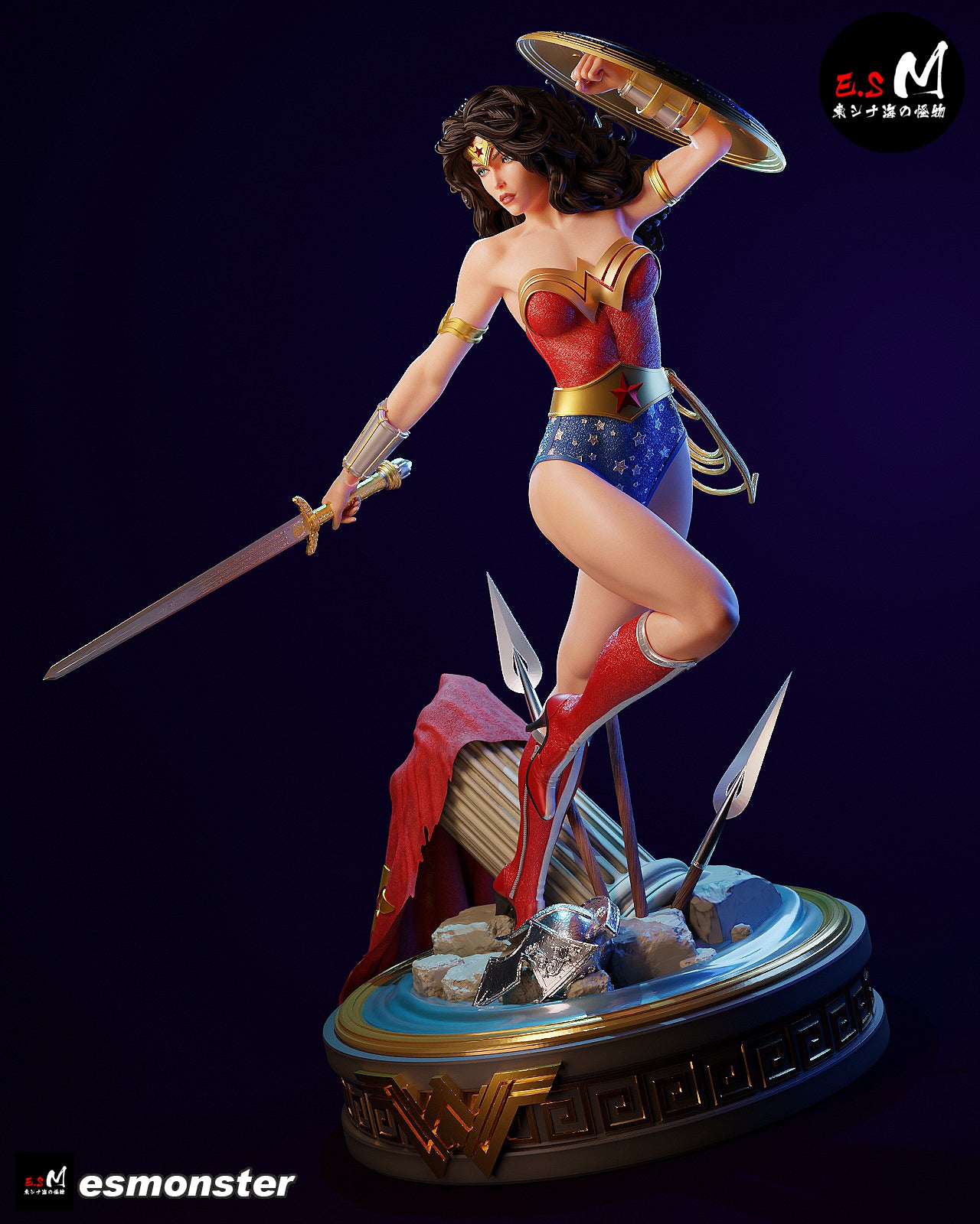 Princess Diana | Maximum Detailed 12K 3D printed figure