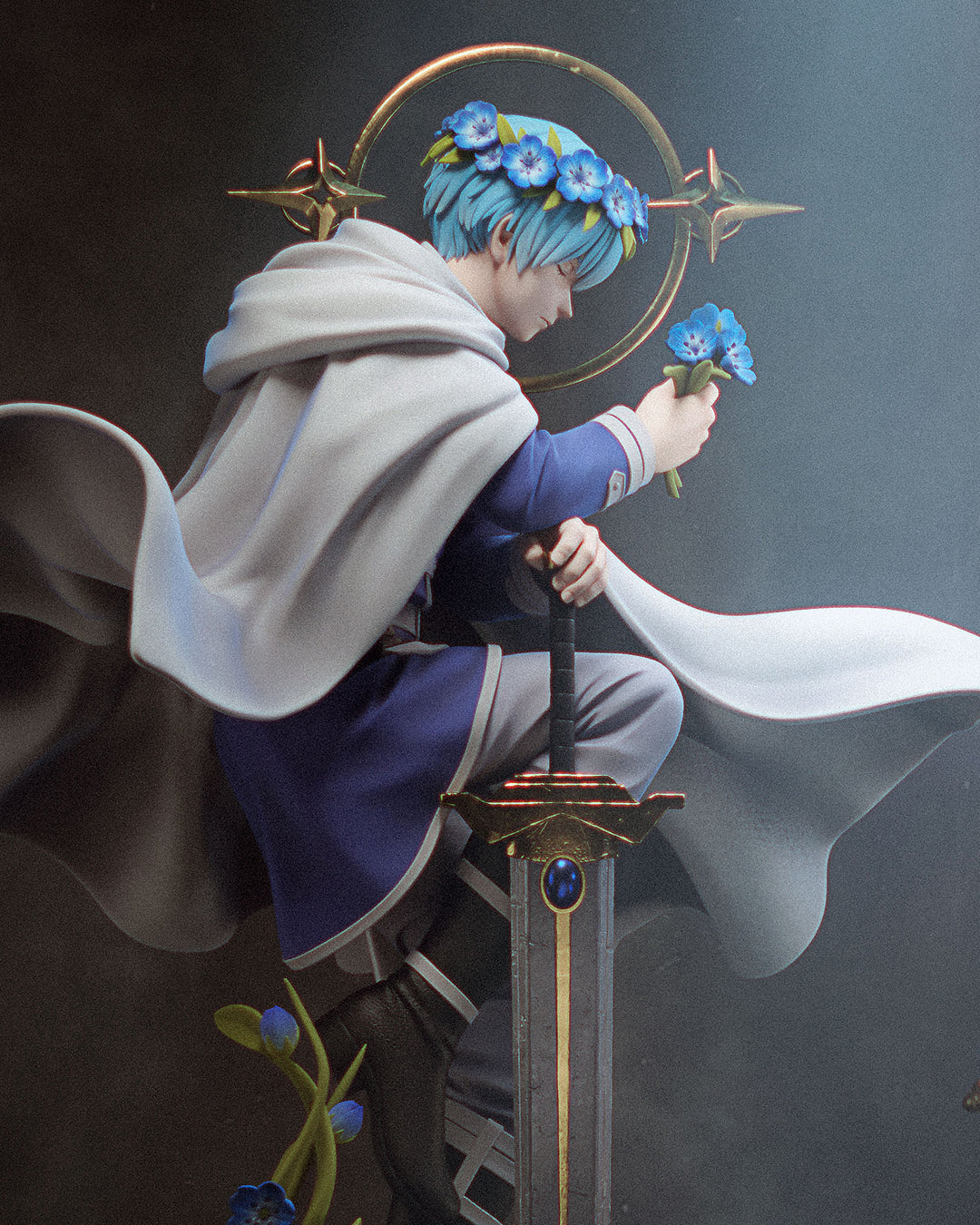 Remembered Heroine Frieren Statue