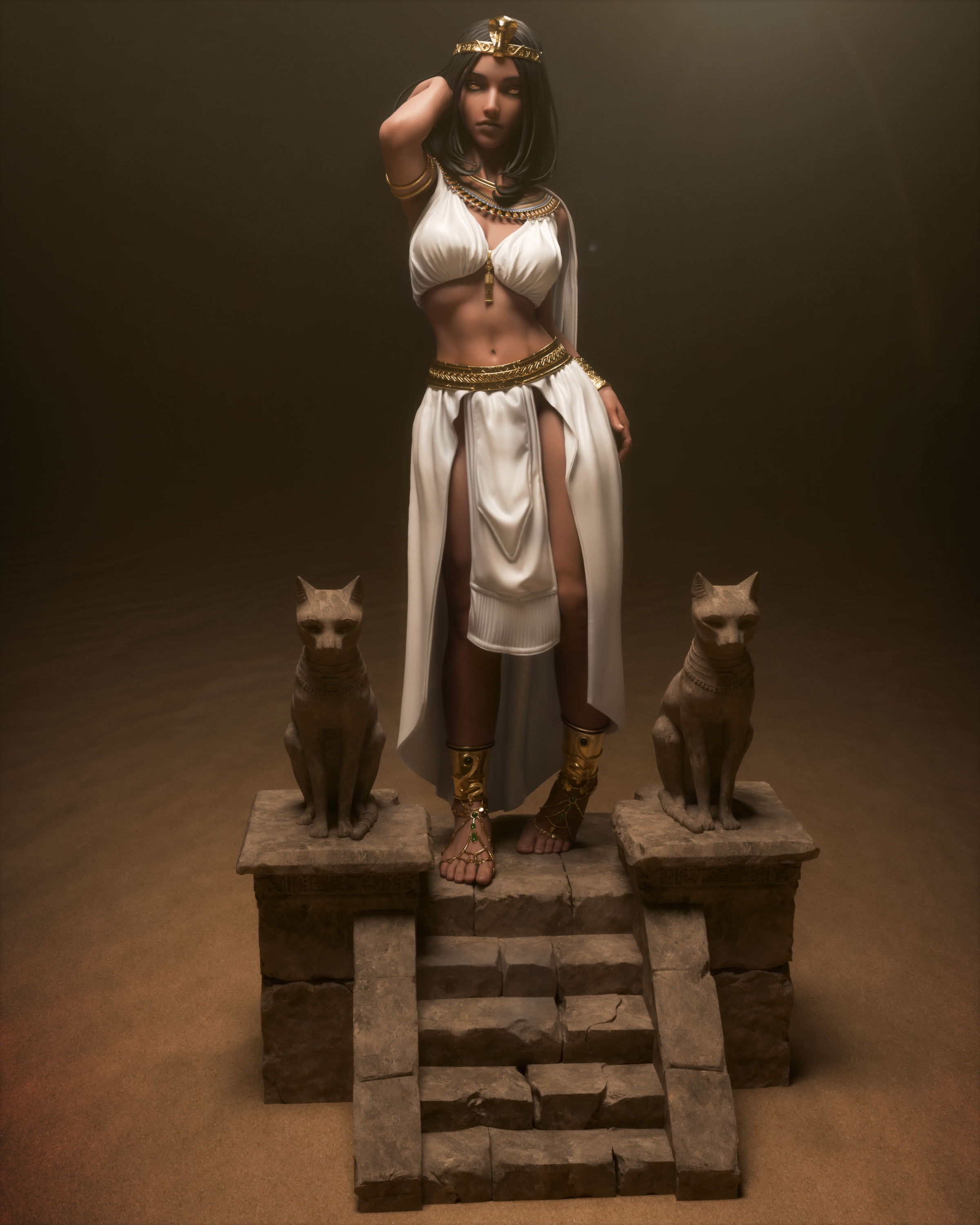 Queen of the Nile Statue