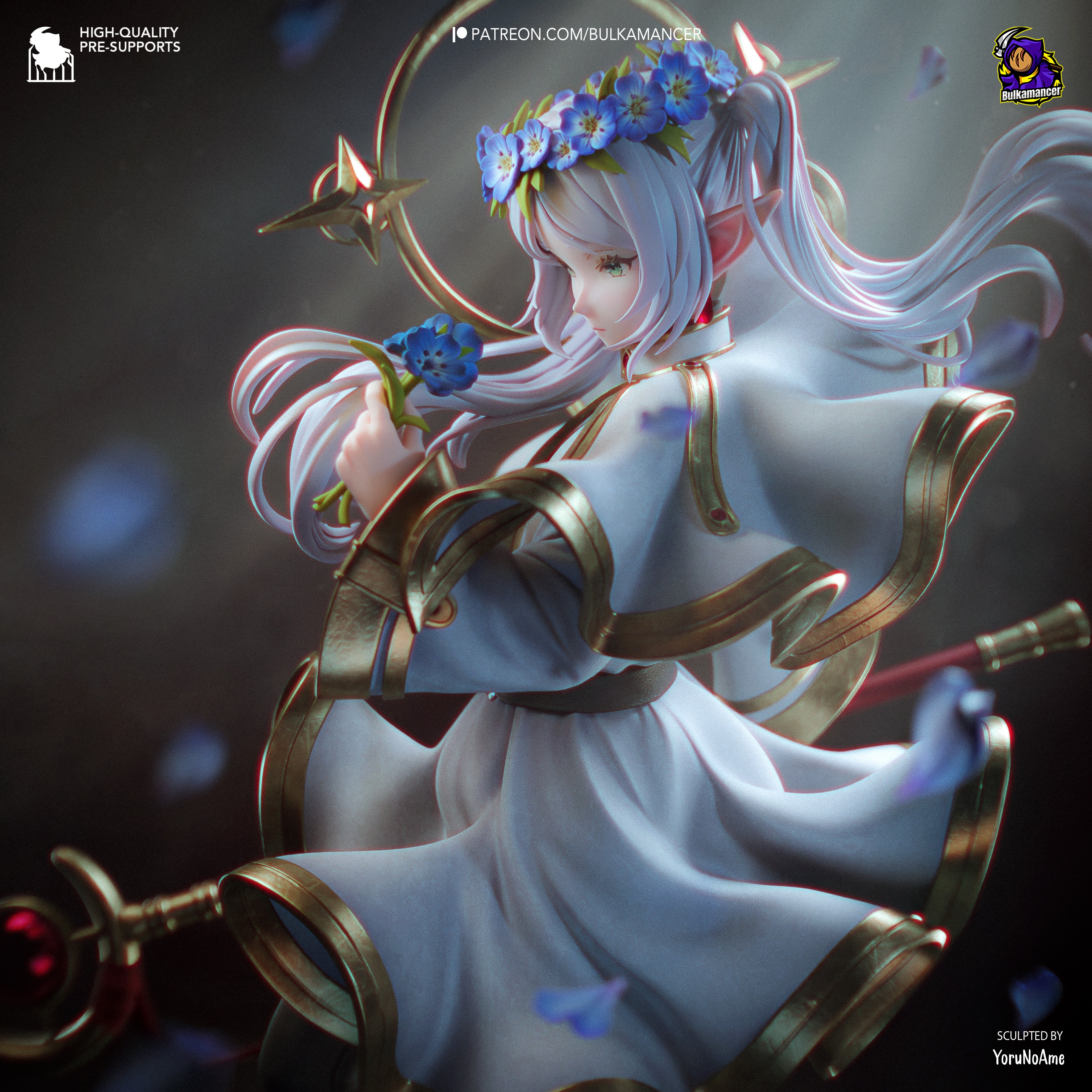 Remembered Heroine Frieren Statue