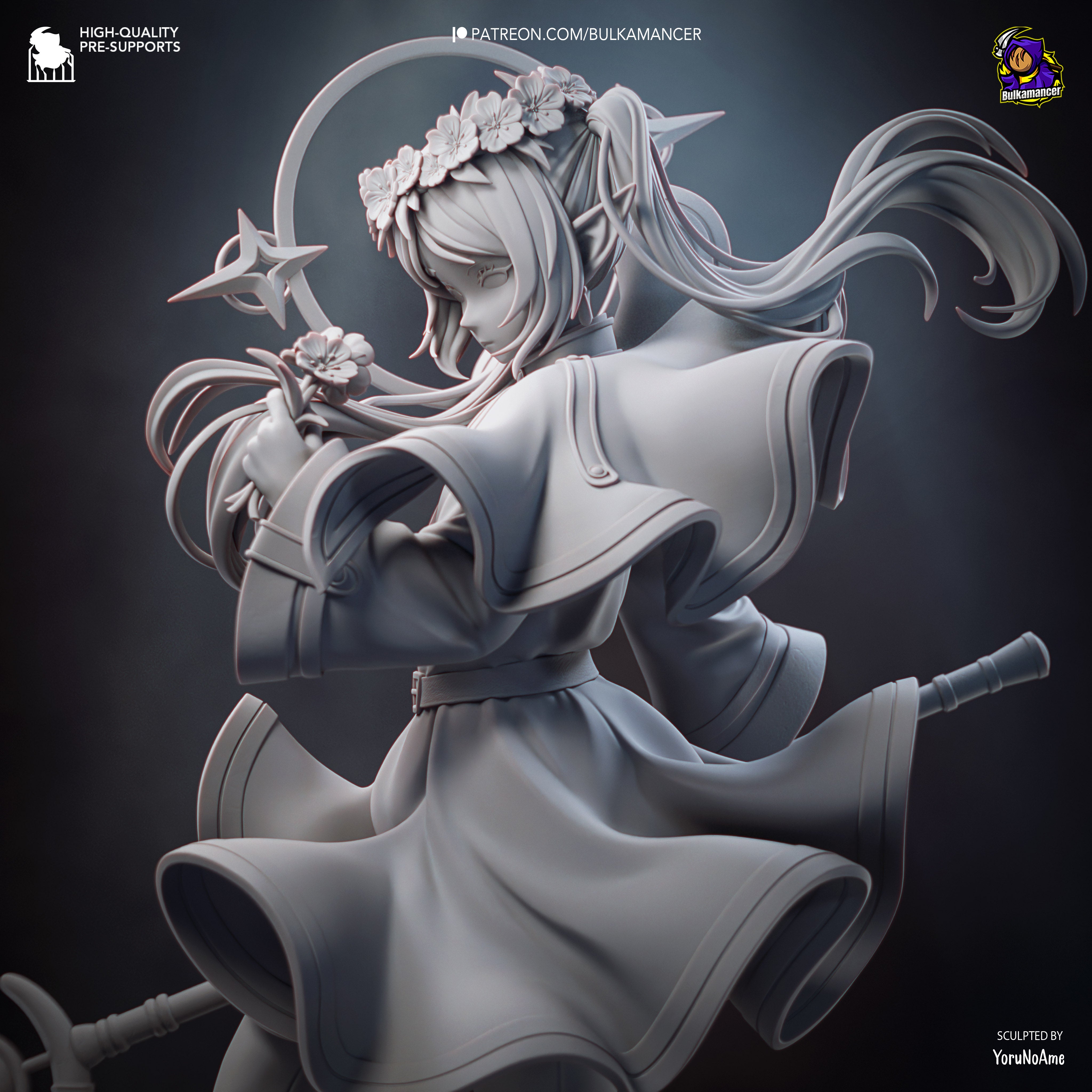 Remembered Heroine Frieren Statue