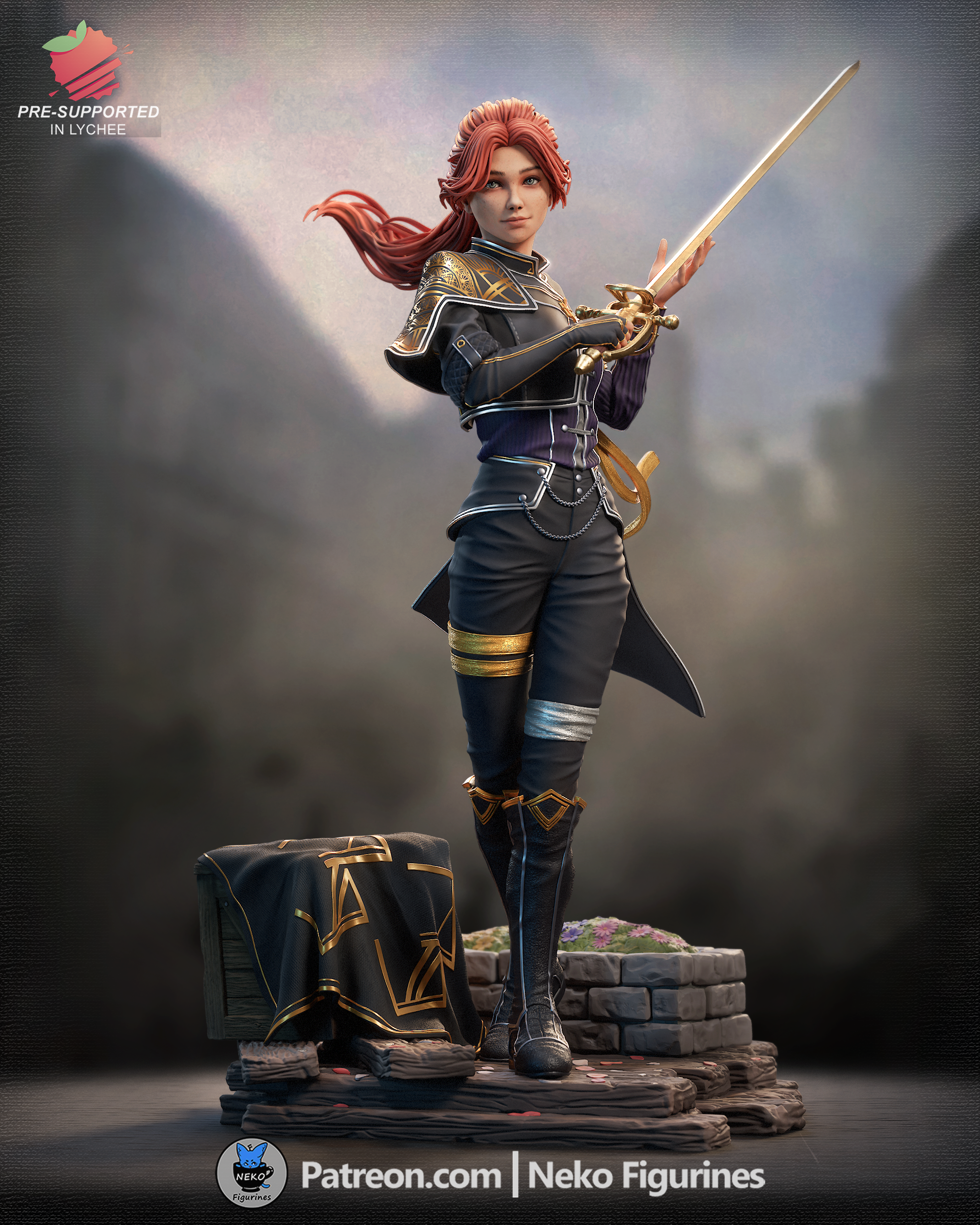 The Last Number | Maximum Detailed 12K 3D printed figure