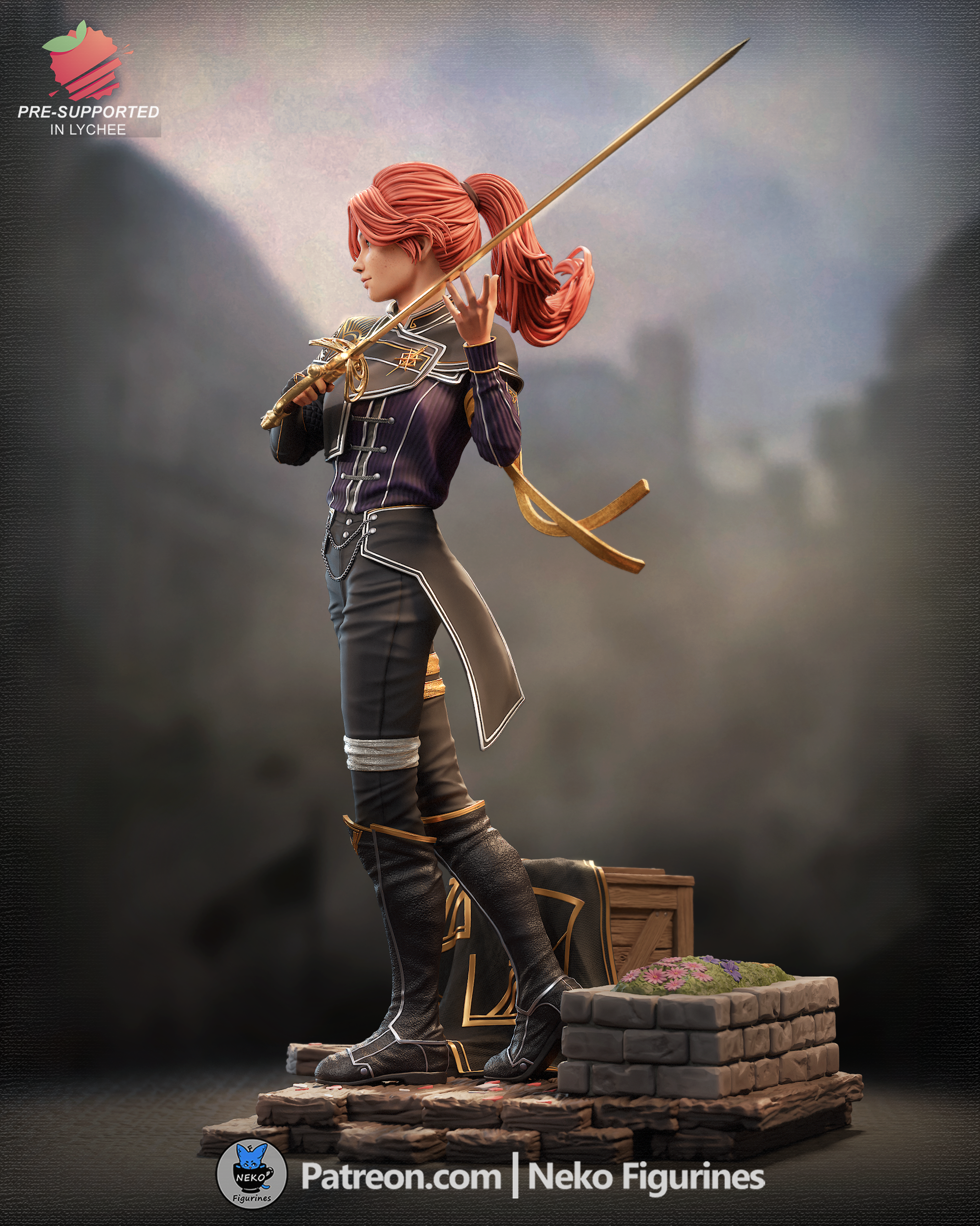 The Last Number | Maximum Detailed 12K 3D printed figure