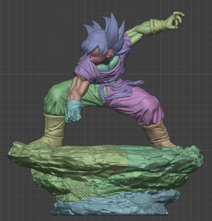 The Saiyan Prodigy | Maximum Detailed 12K 3D printed figure