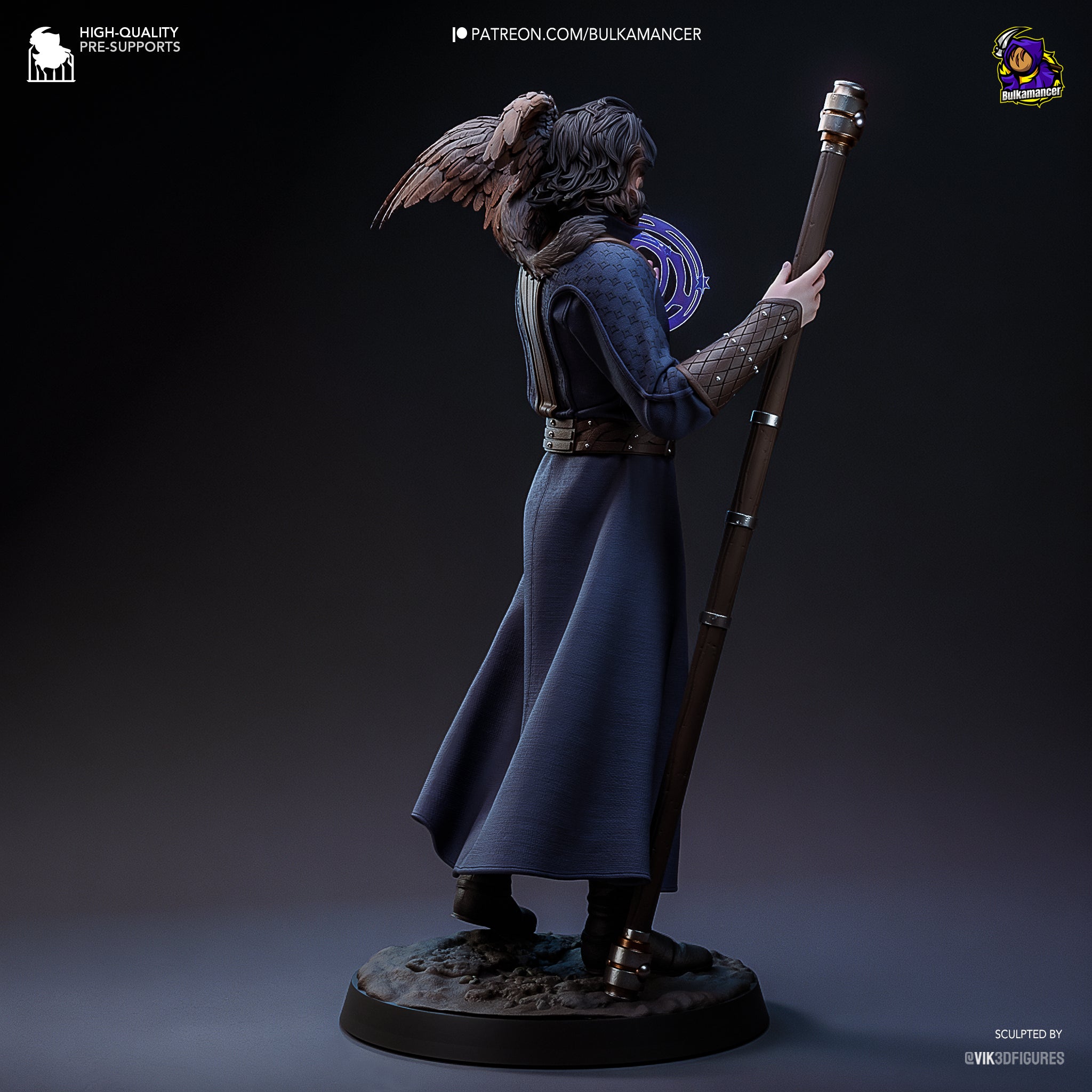 Gale - Baldur's Gate 3 | Maximum Detailed 12K 3D printed figure