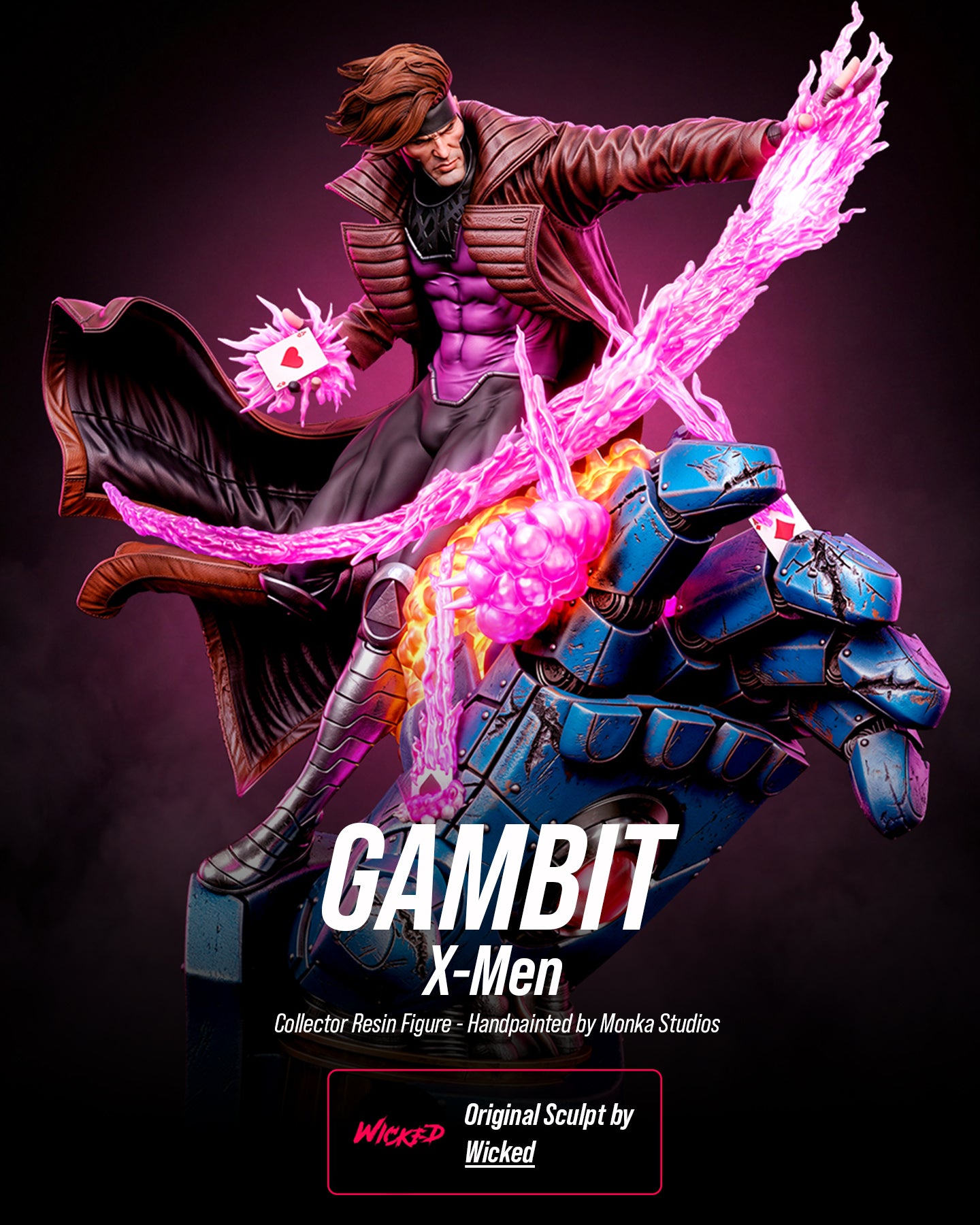 Card Master Gambit Statue