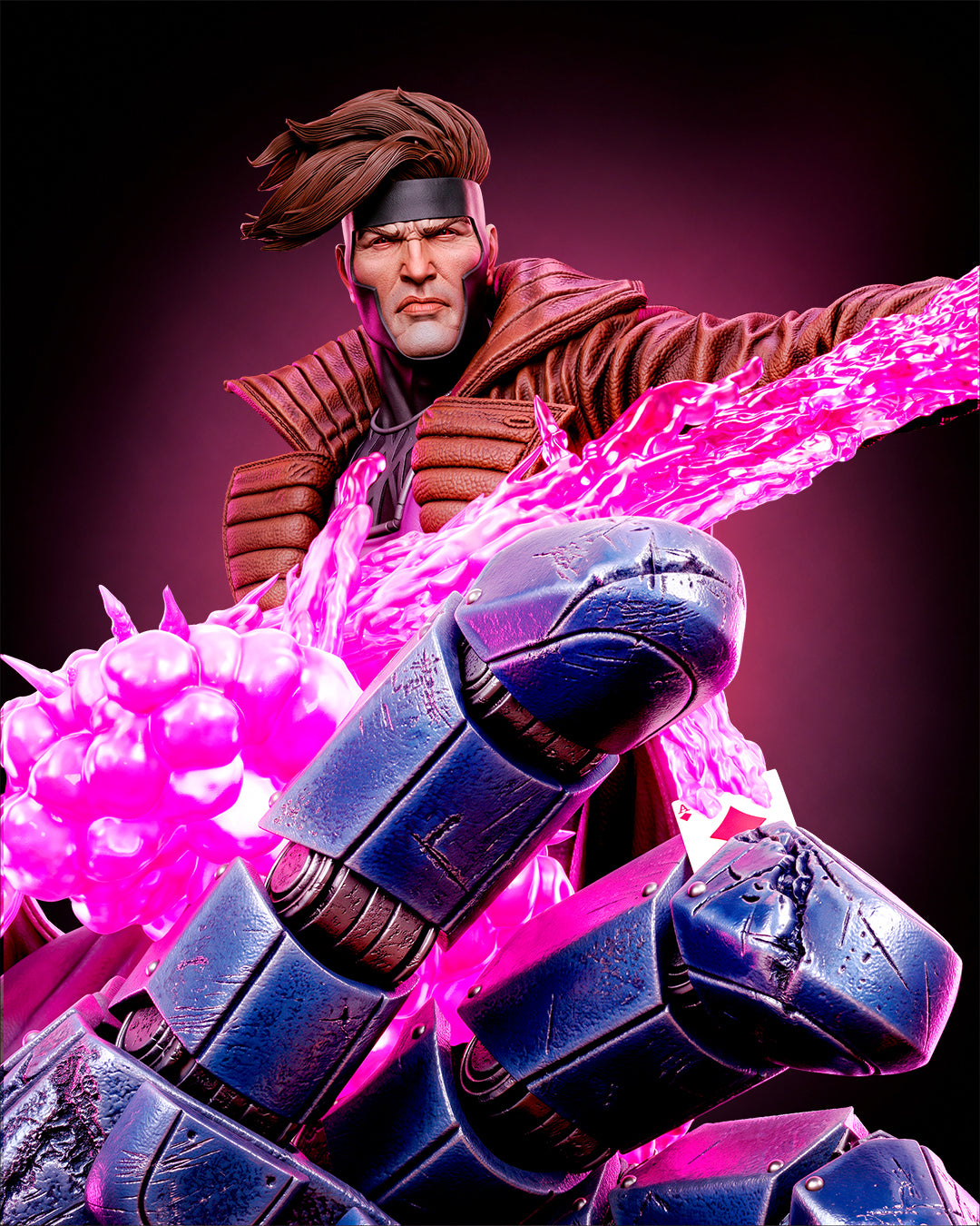 Card Master Gambit Statue