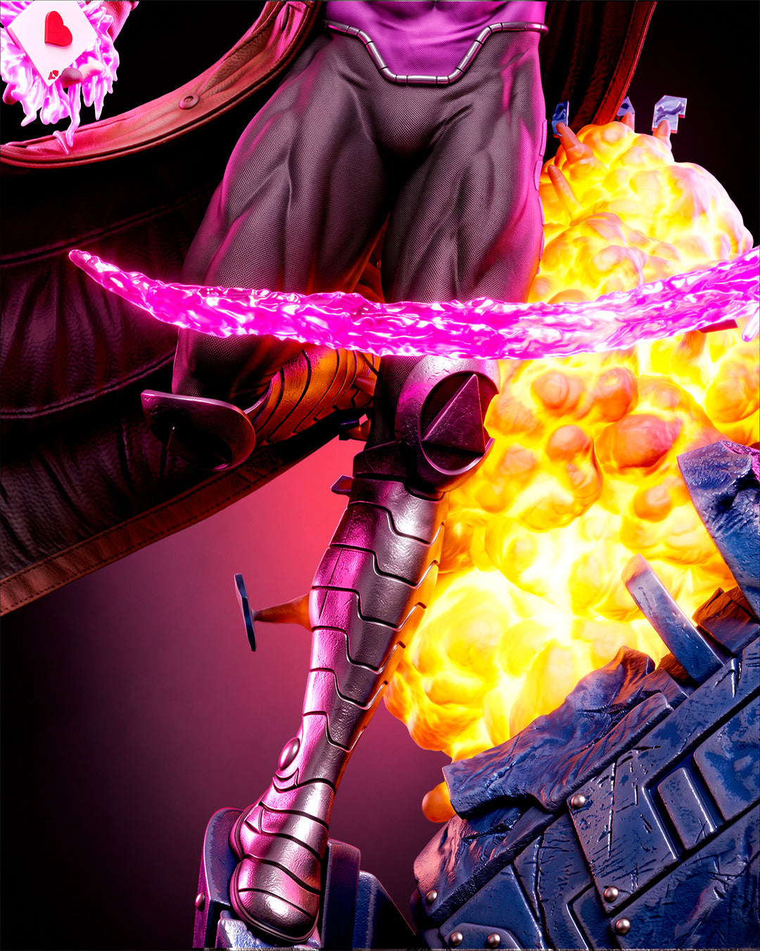 Card Master Gambit Statue