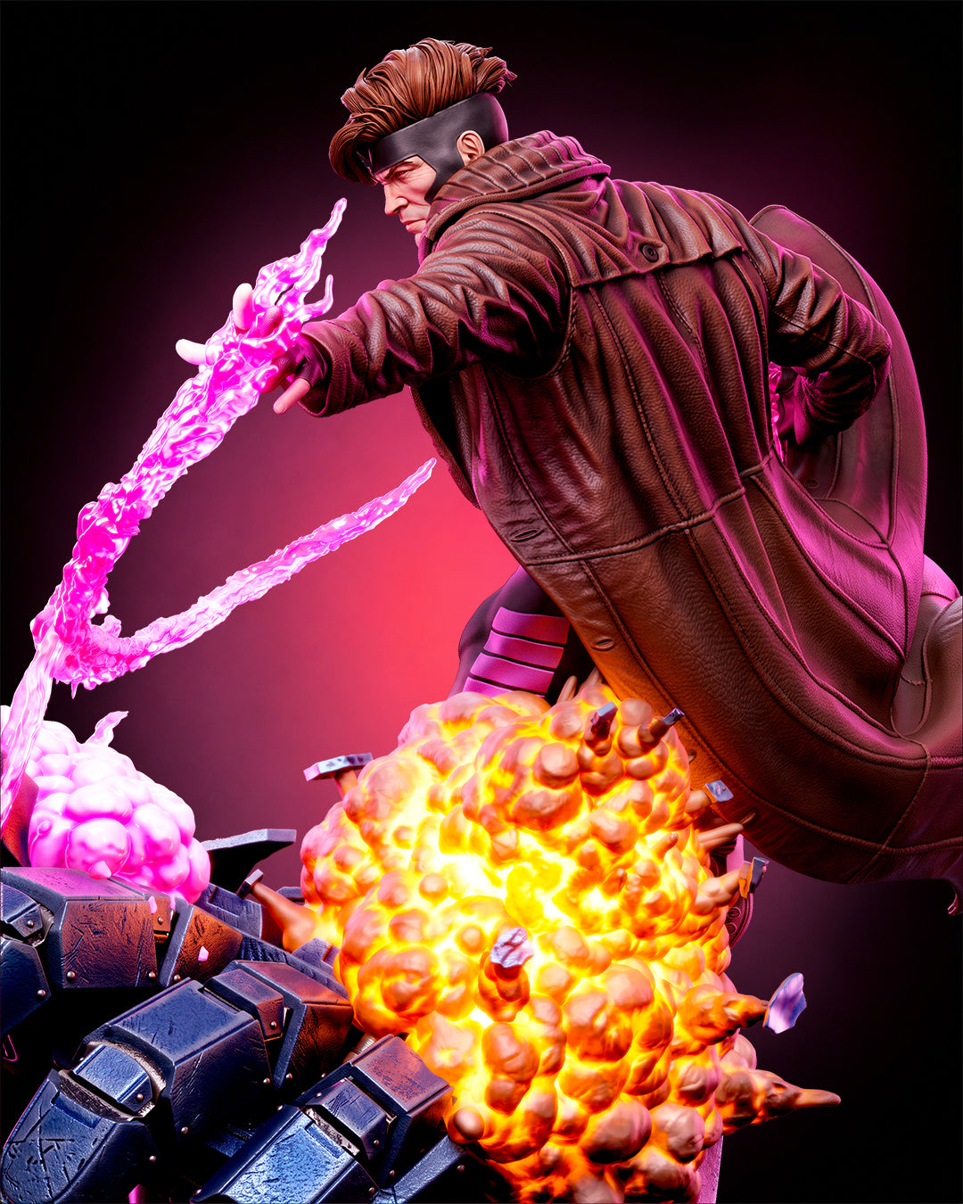 Card Master Gambit Statue