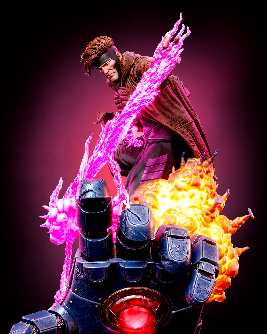 Card Master Gambit Statue