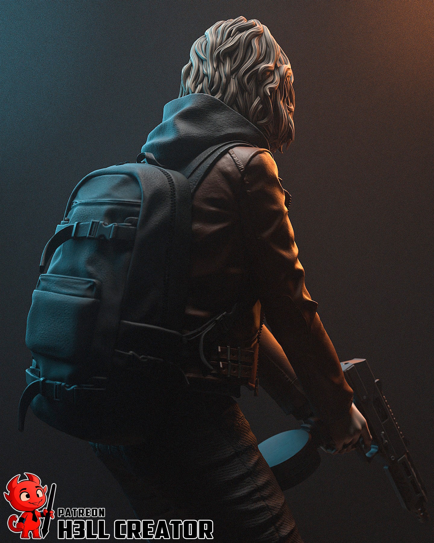 G. Ashcroft - F.B.I. | Maximum Detailed 12K 3D printed figure