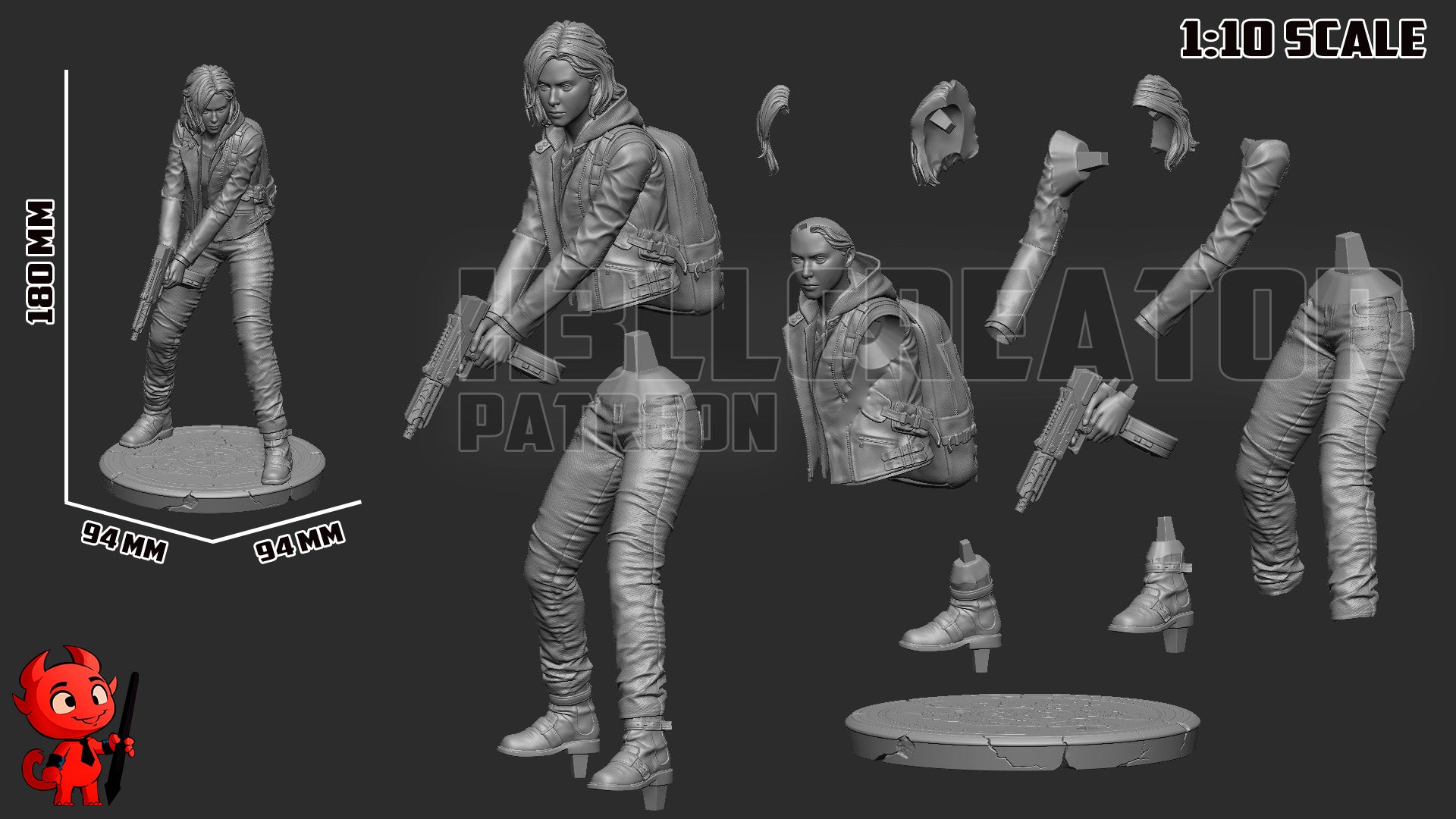 G. Ashcroft - F.B.I. | Maximum Detailed 12K 3D printed figure