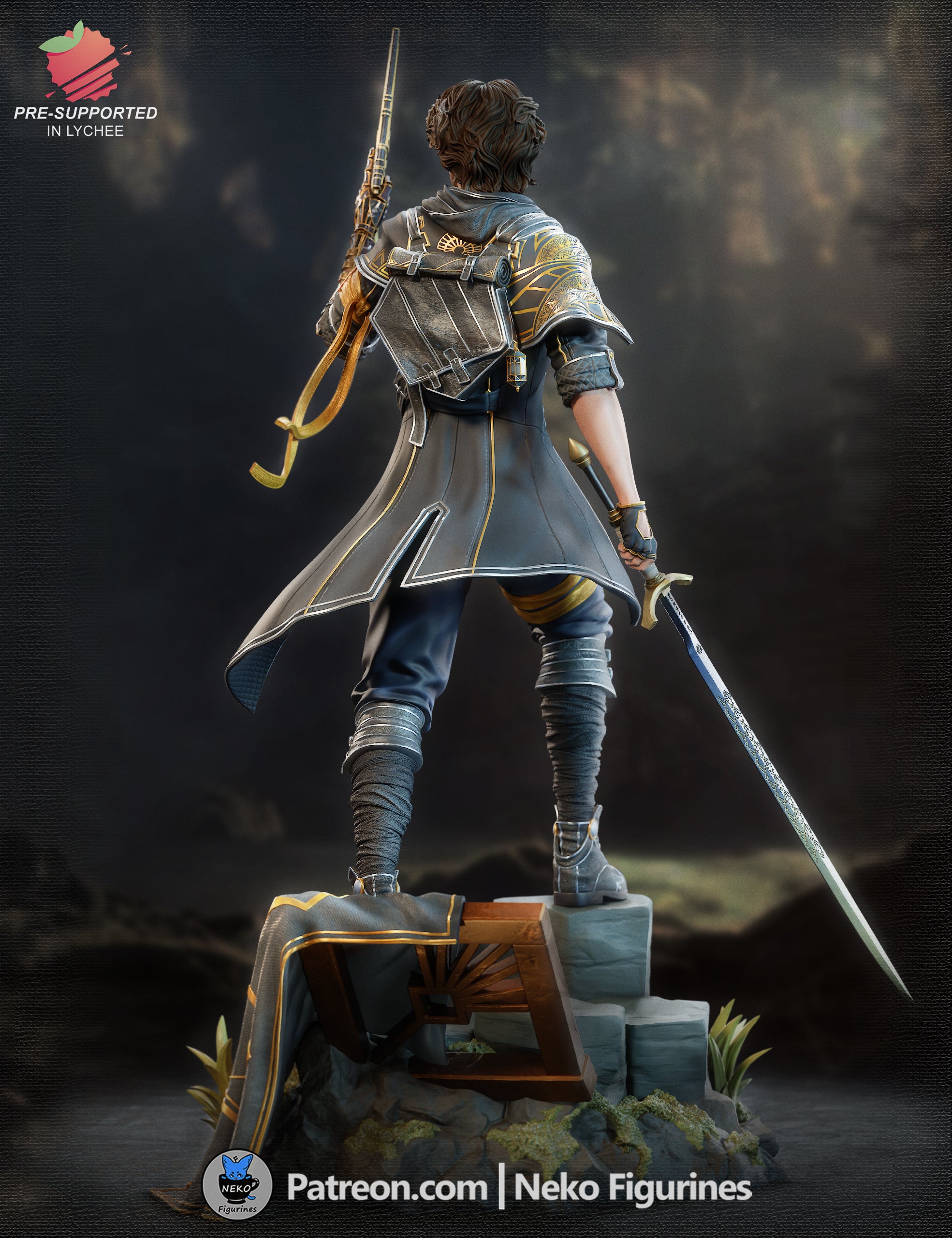 The Commander | Maximum Detailed 12K 3D printed figure