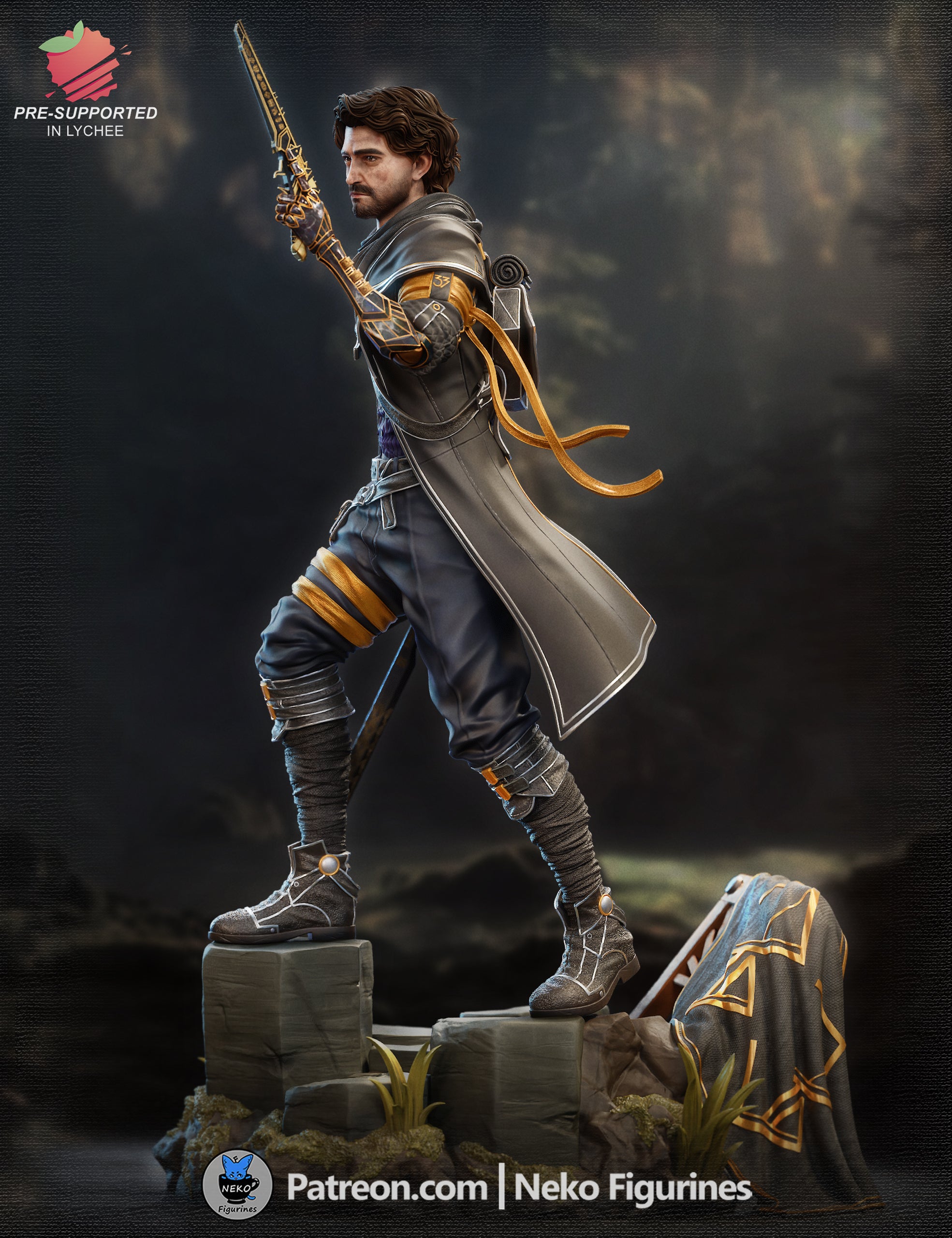 The Commander | Maximum Detailed 12K 3D printed figure