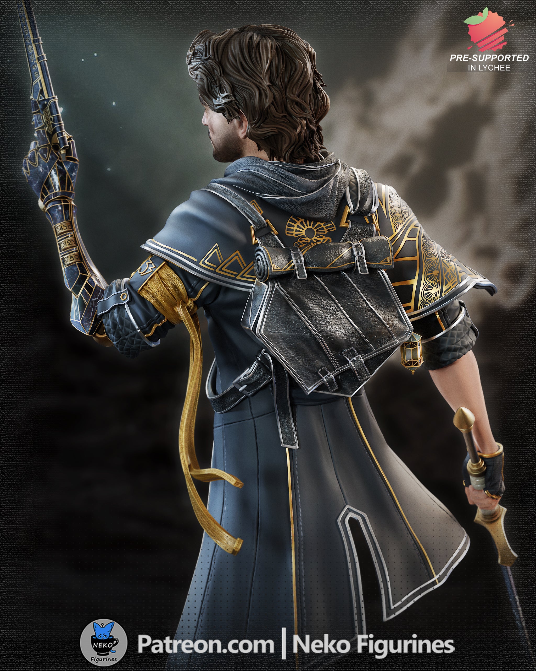 The Commander | Maximum Detailed 12K 3D printed figure