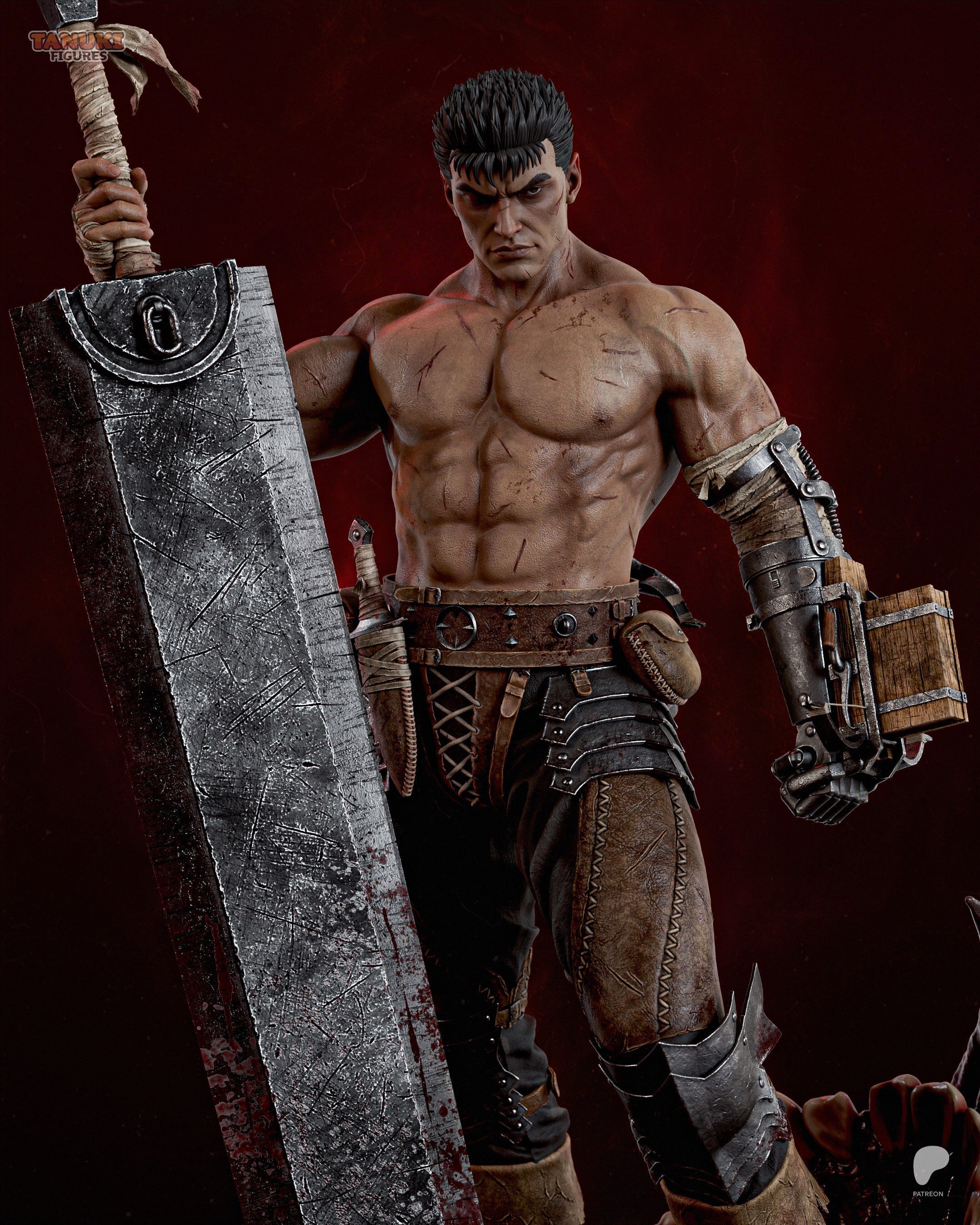 The Black Sword Statue