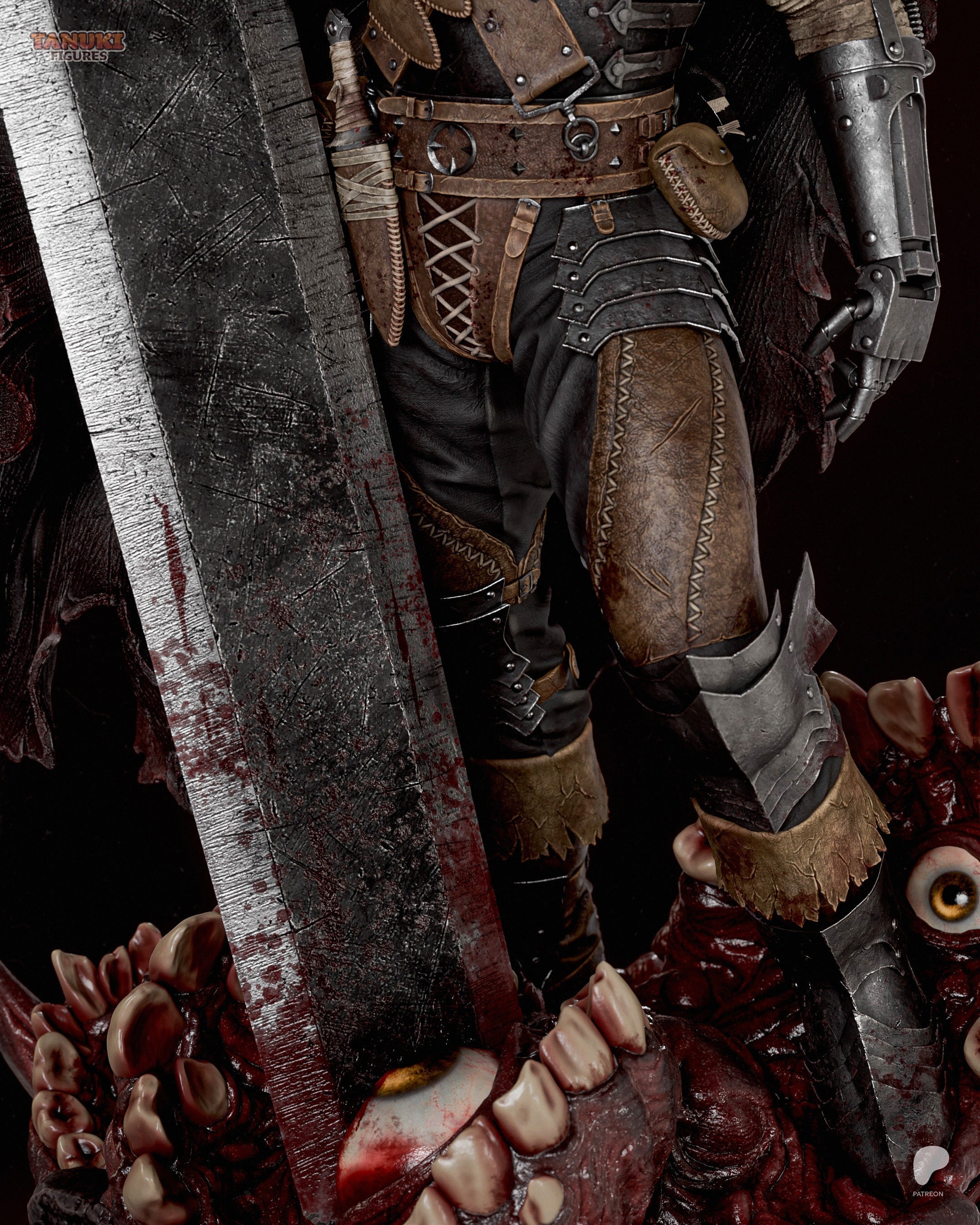 The Black Sword Statue