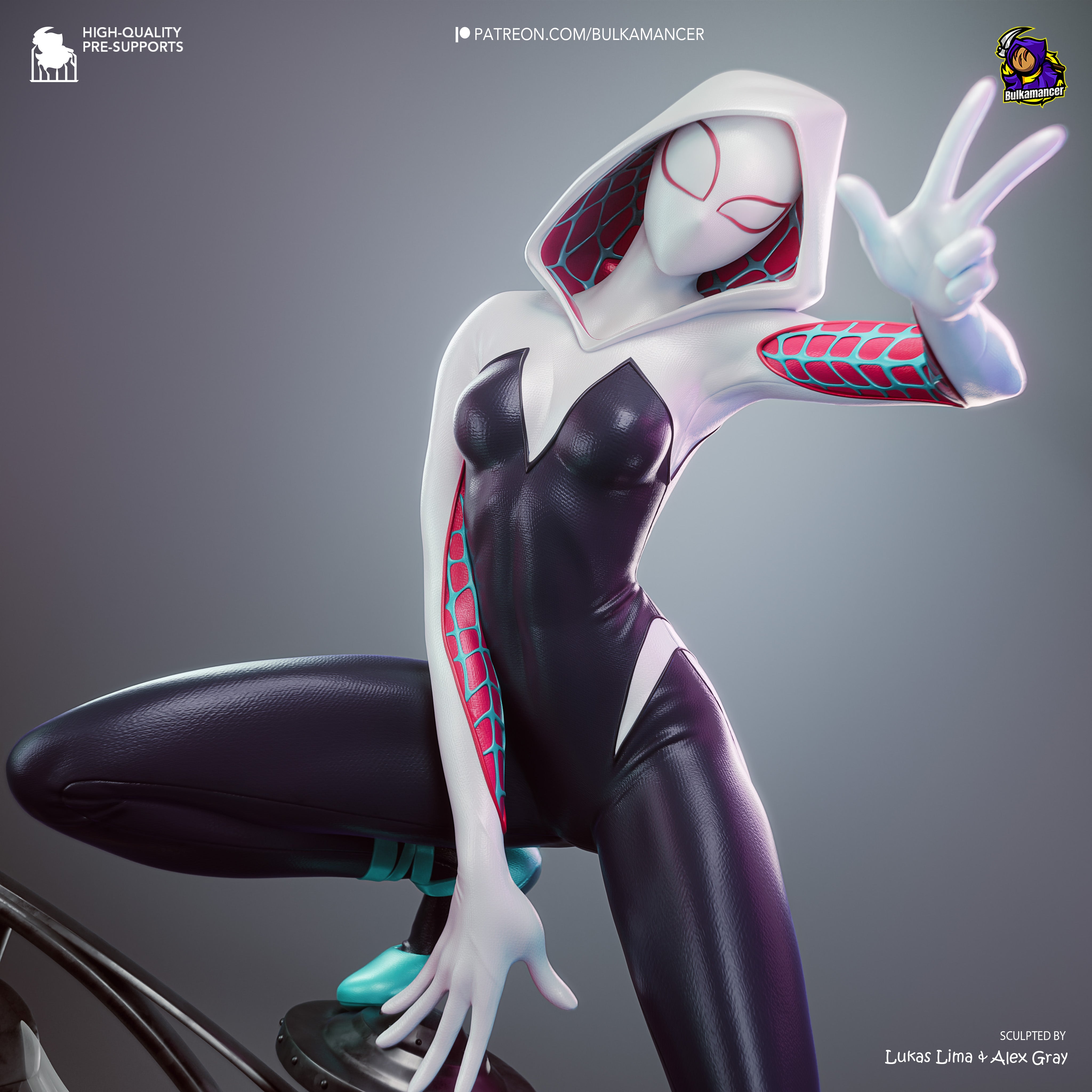The Ghost-Spider Statue