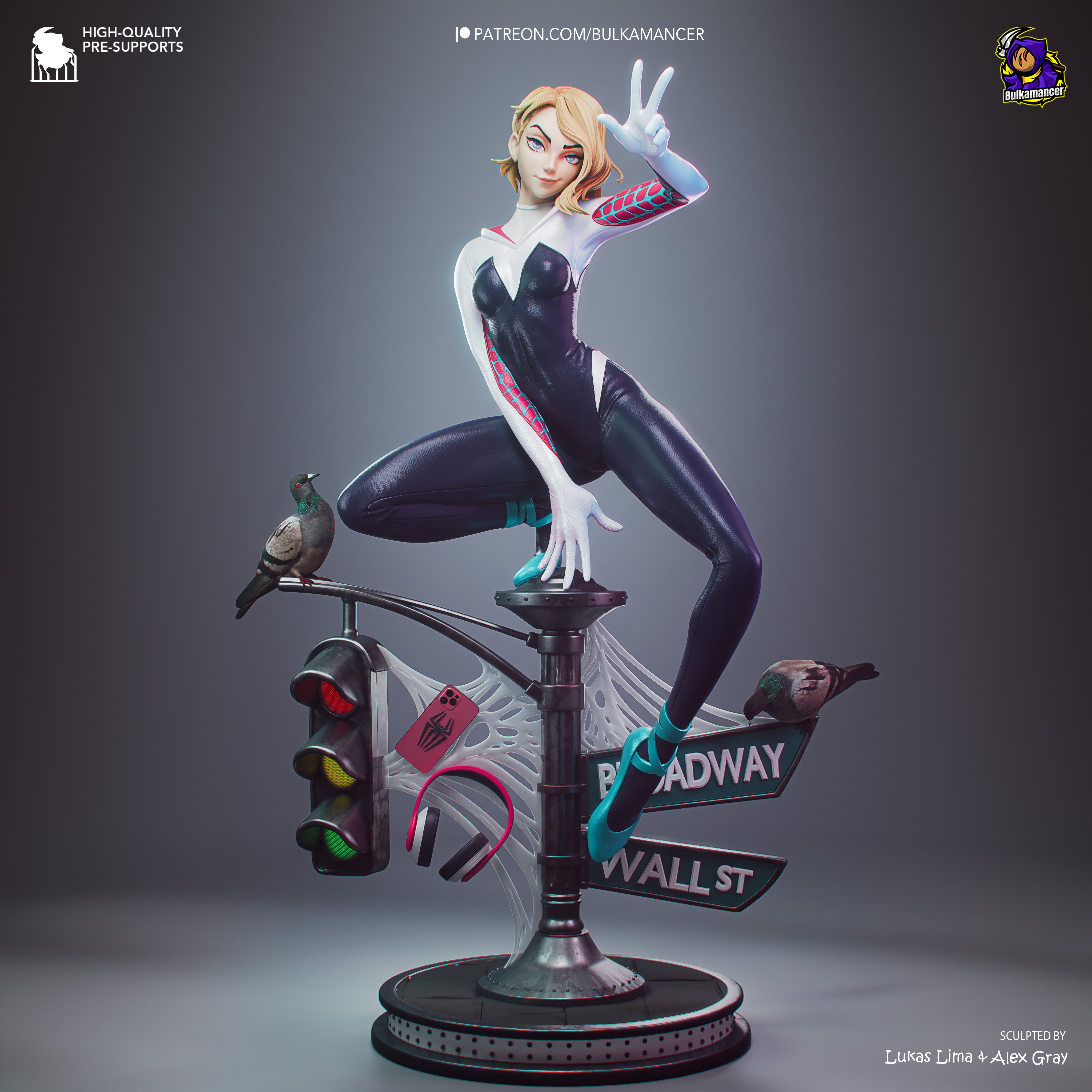 The Ghost-Spider Statue
