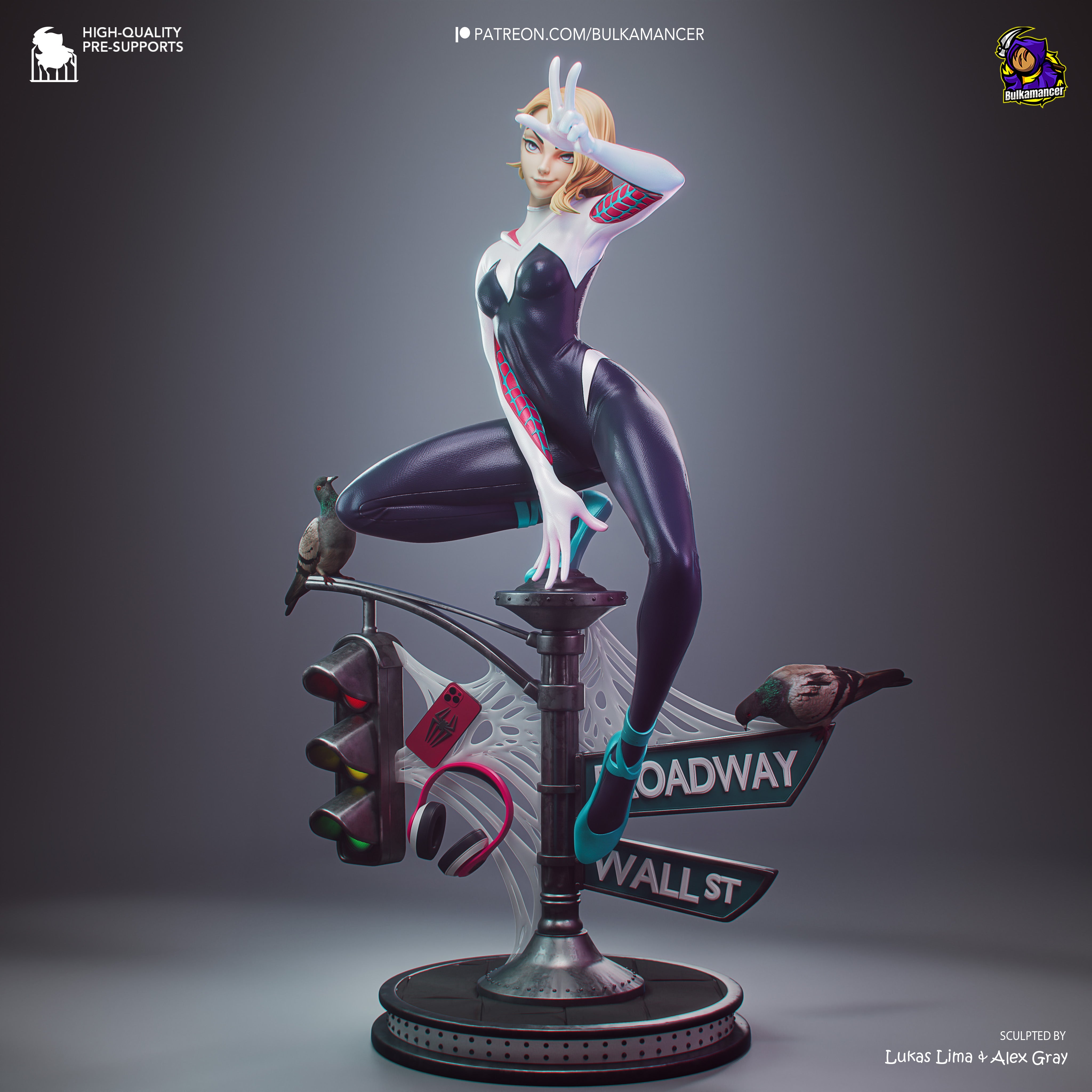 The Ghost-Spider Statue