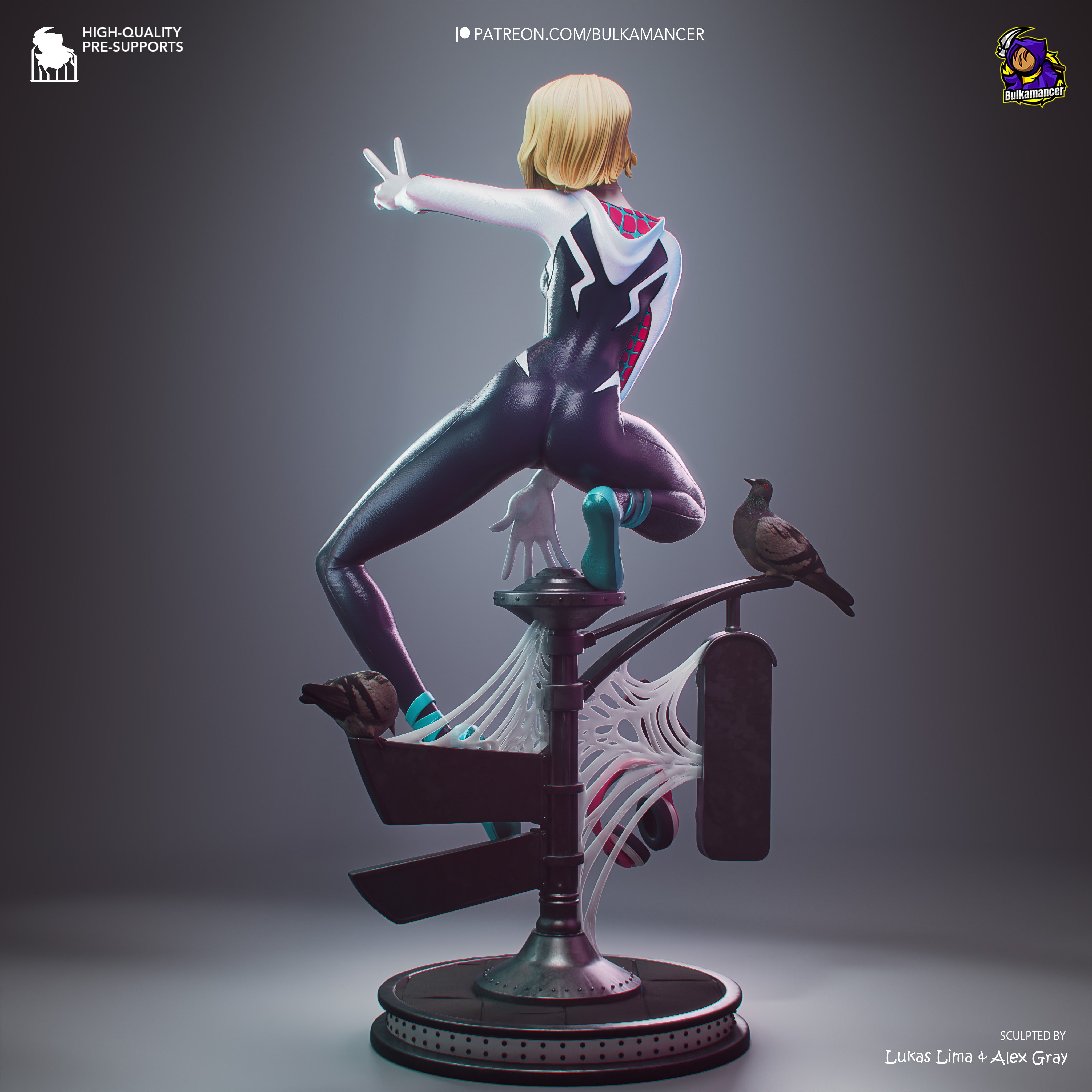The Ghost-Spider Statue